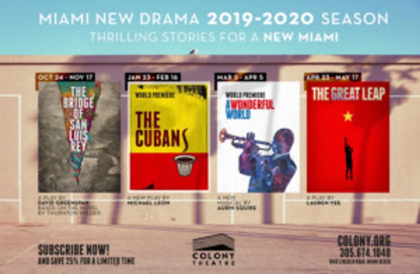 Miami New Drama Announces 2019-2020 Season Miami New Drama Announces 2019-2020 Season Image