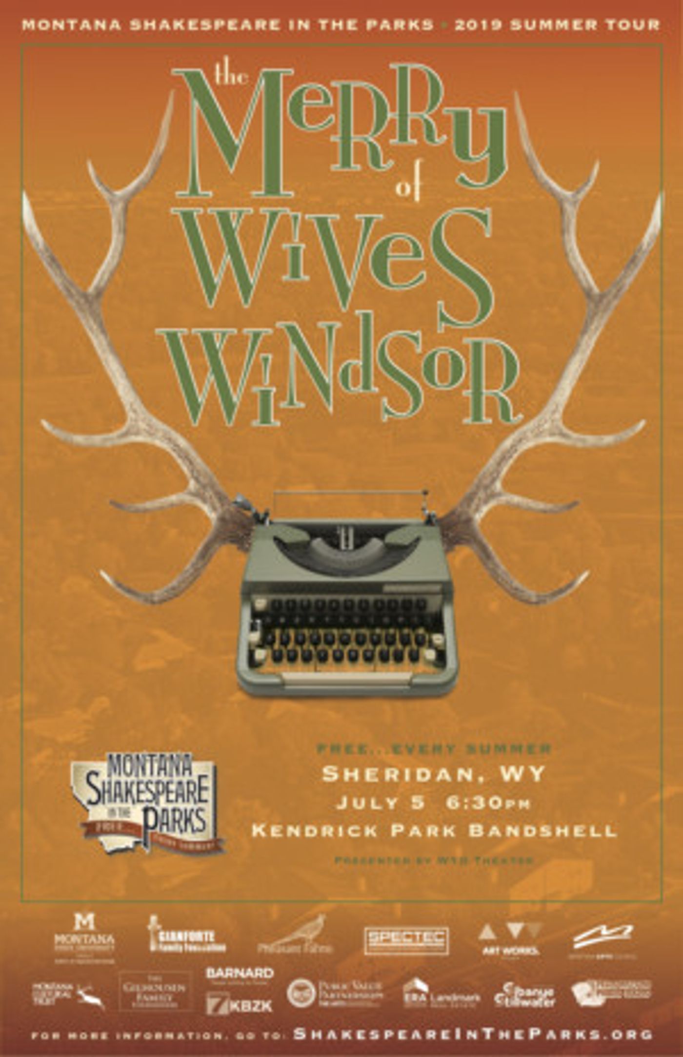 THE MERRY WIVES OF WINDSOR Joins Lineup for Montana Shakespeare in the Parks THE MERRY WIVES OF WINDSOR Joins Lineup for Montana Shakespeare in the Parks Image