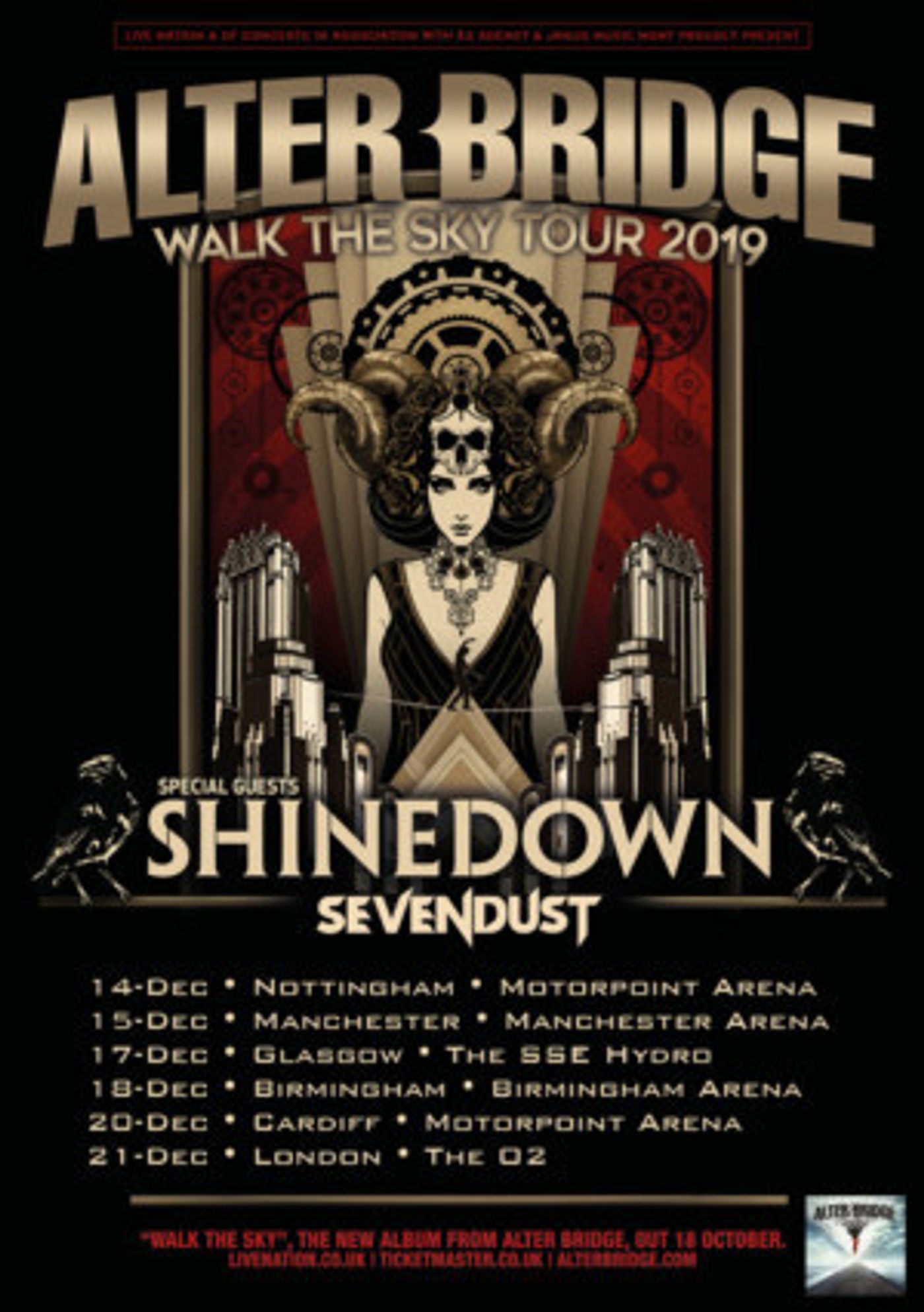 Alter Bridge Announces Headline U.K. Arena Tour  Image
