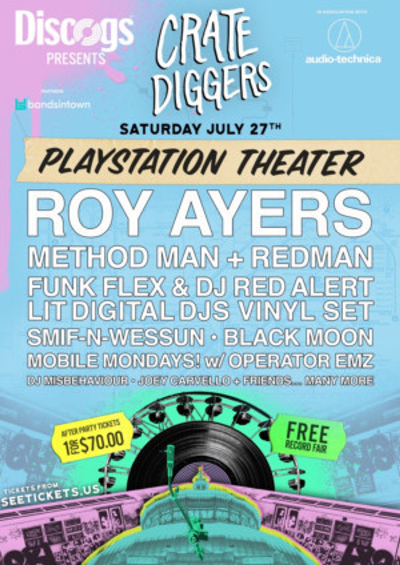 Crate Diggers NYC Record Festival Moves to PlayStation Theater Crate Diggers NYC Record Festival Moves to PlayStation Theater Image