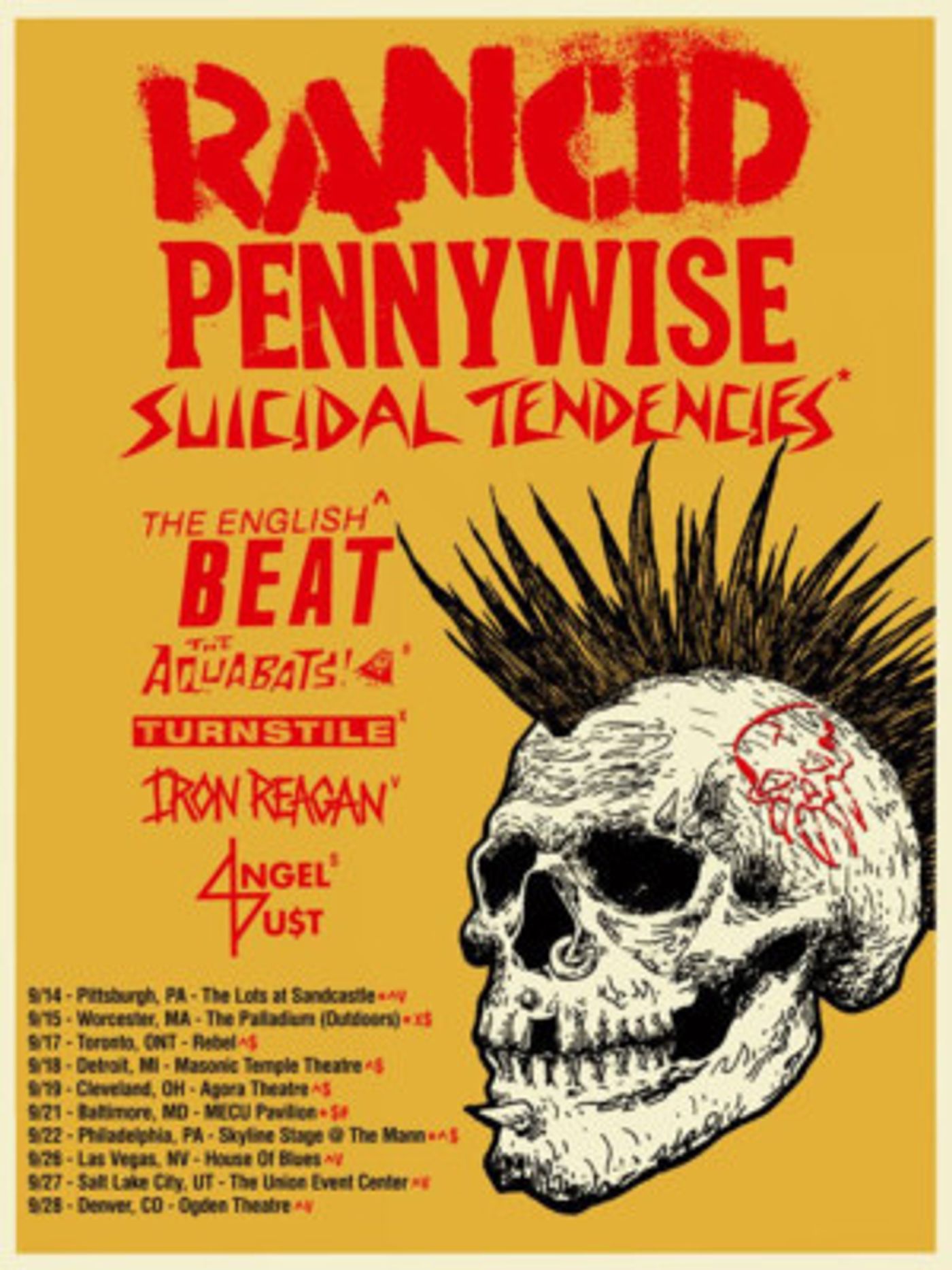 Rancid Announce Tour Dates Featuring Pennywise and Special Guests  Image