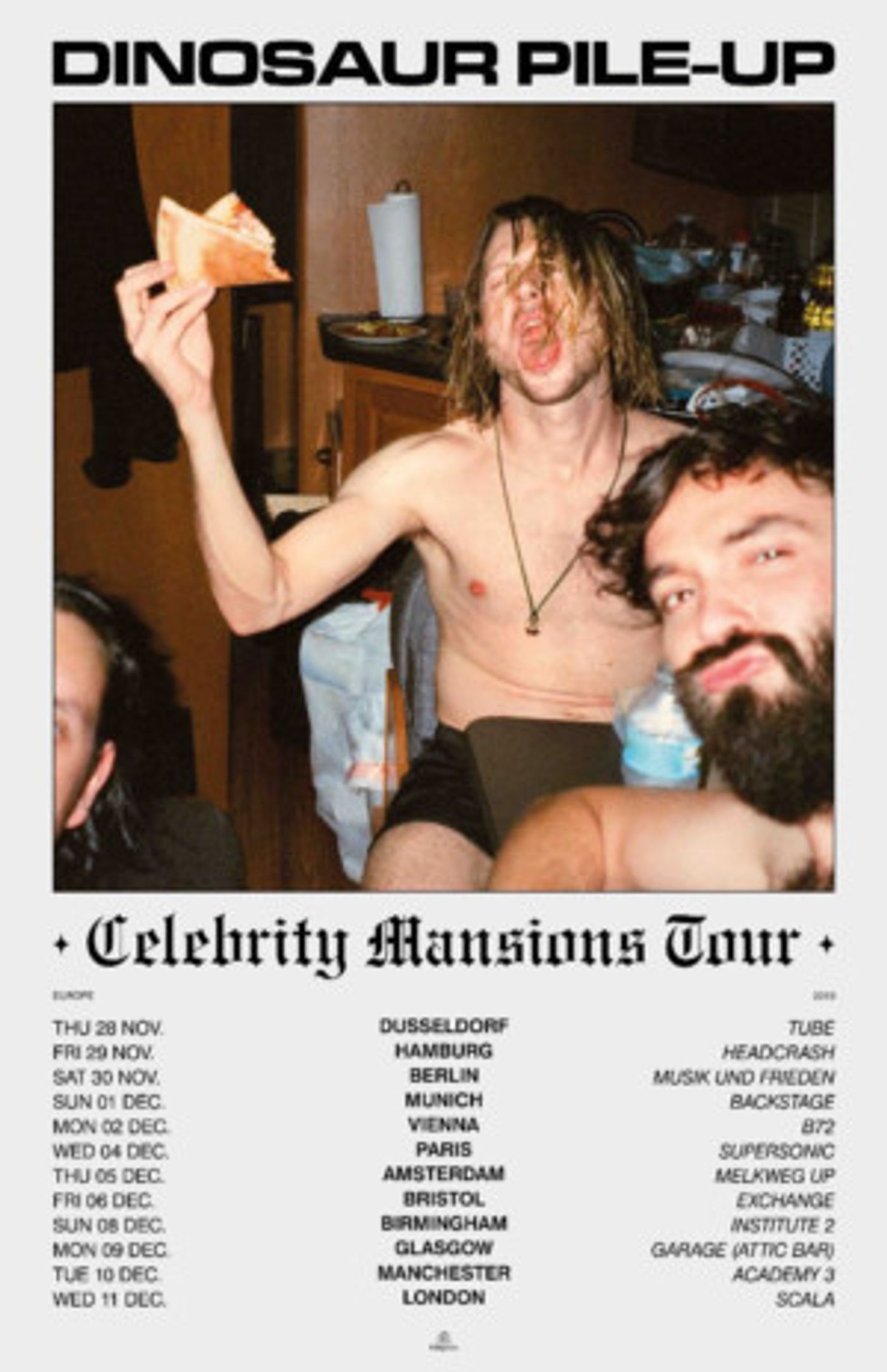 Dinosaur Pile-Up Announces European and UK Tour Dinosaur Pile-Up Announces European and UK Tour Image