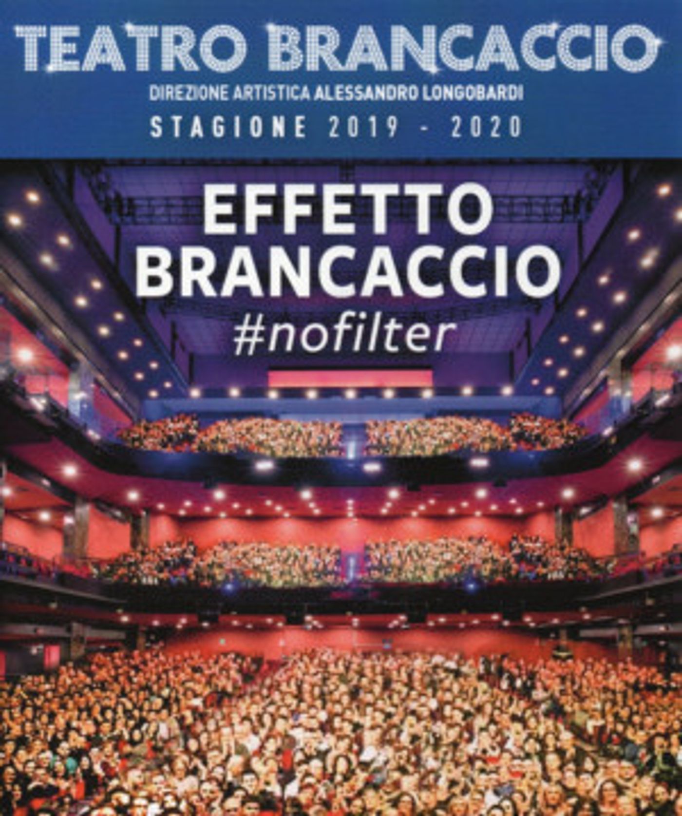 PRESENTAZIONE DELLA STAGIONE 2019/2020  del TEATRO BRANCACCIO  Image