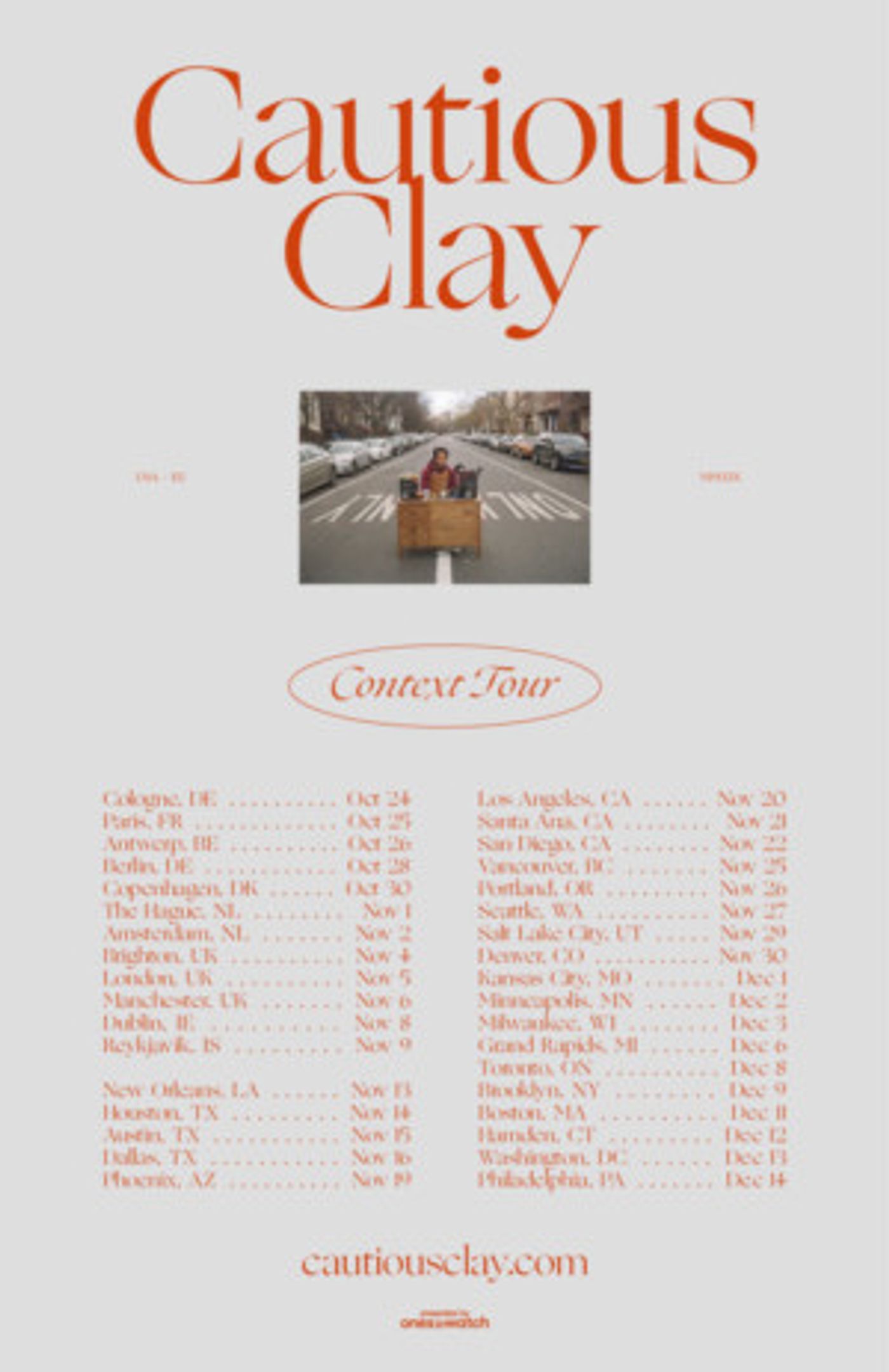Cautious Clay Debuts SIDEWINDER Video, Confirms North American and EU Headline Tour Cautious Clay Debuts SIDEWINDER Video, Confirms North American and EU Headline Tour Image
