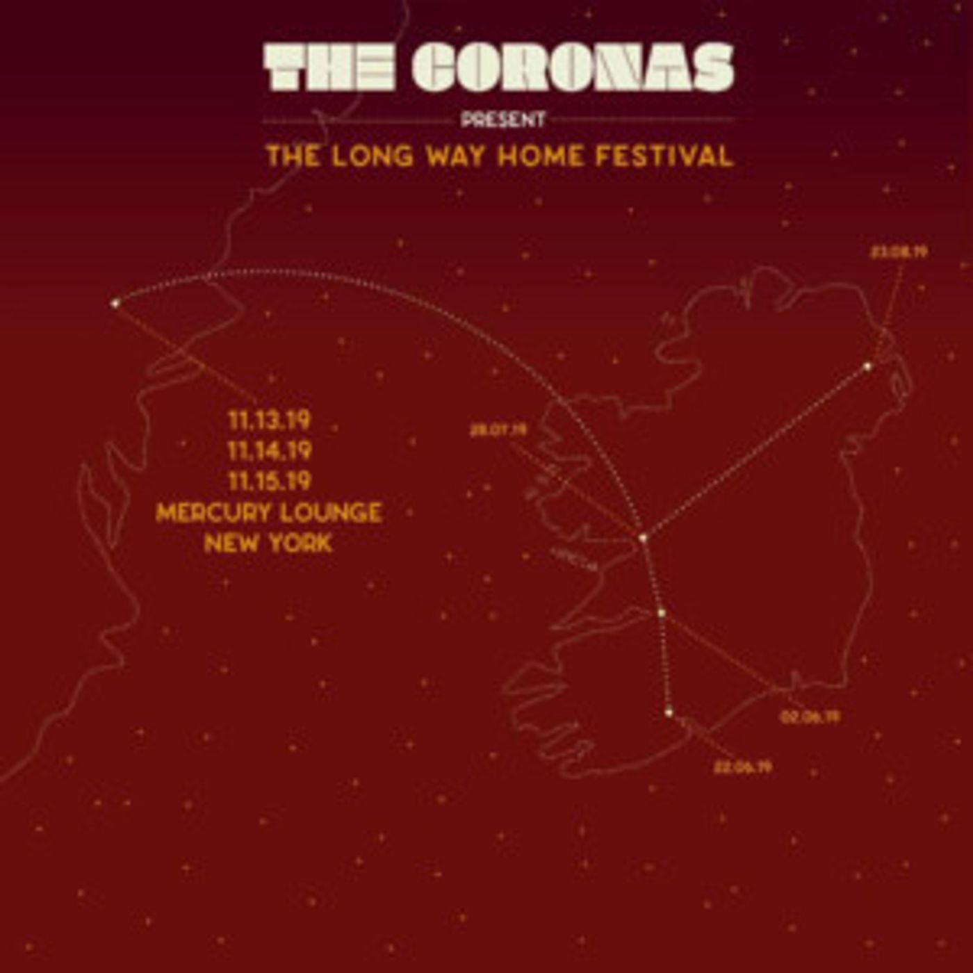 The Coronas Announce Only 2019 U.S. Shows at New York's Mercury Lounge The Coronas Announce Only 2019 U.S. Shows at New York's Mercury Lounge Image