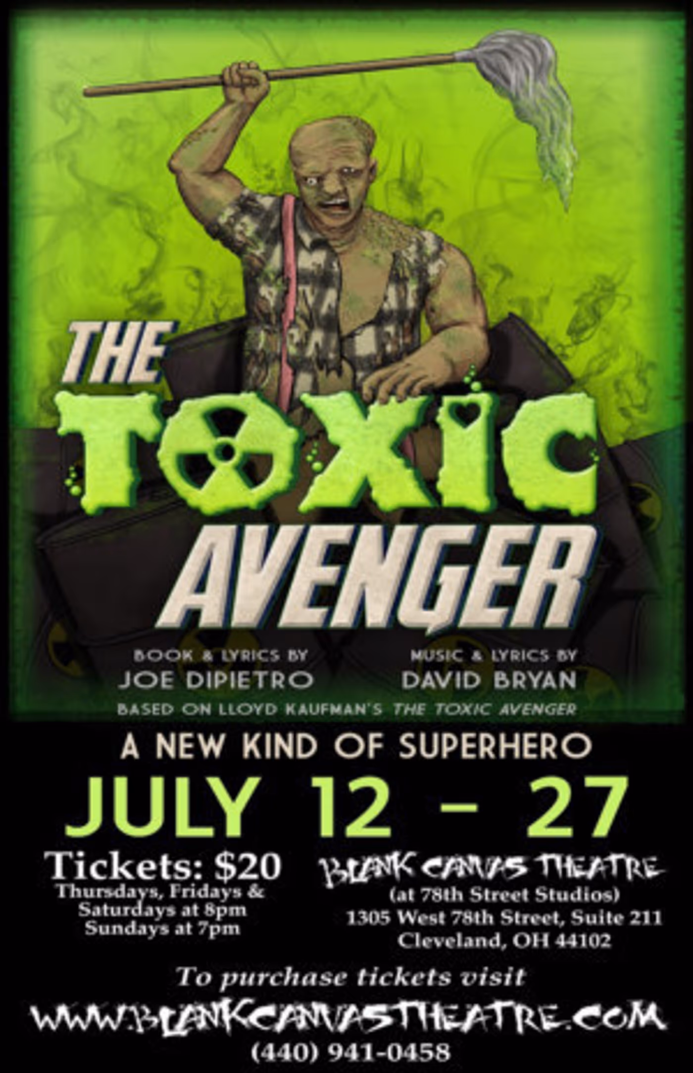 Casting Announced For Blank Canvas Theatre's THE TOXIC AVENGER Casting Announced For Blank Canvas Theatre's THE TOXIC AVENGER Image