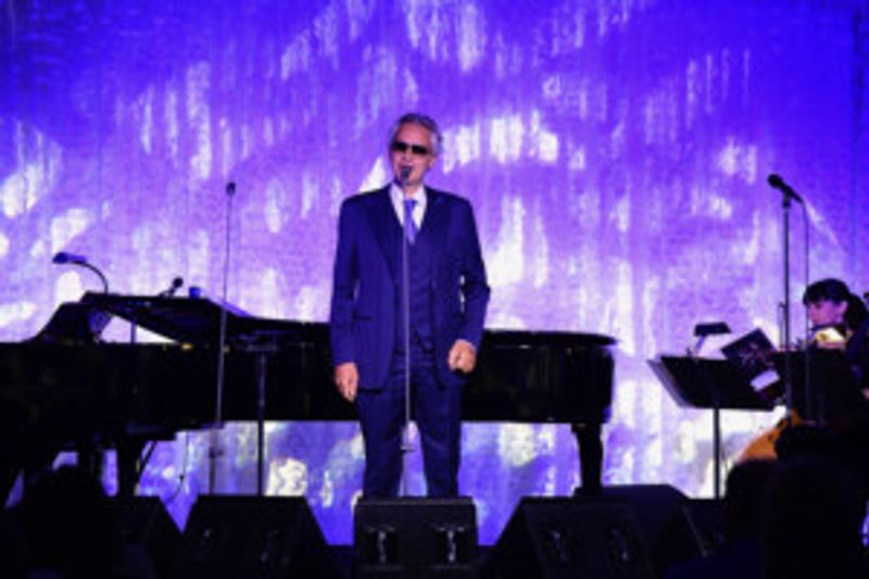 Andrea Bocelli and Keep Memory Alive Host Benefit Concert Image