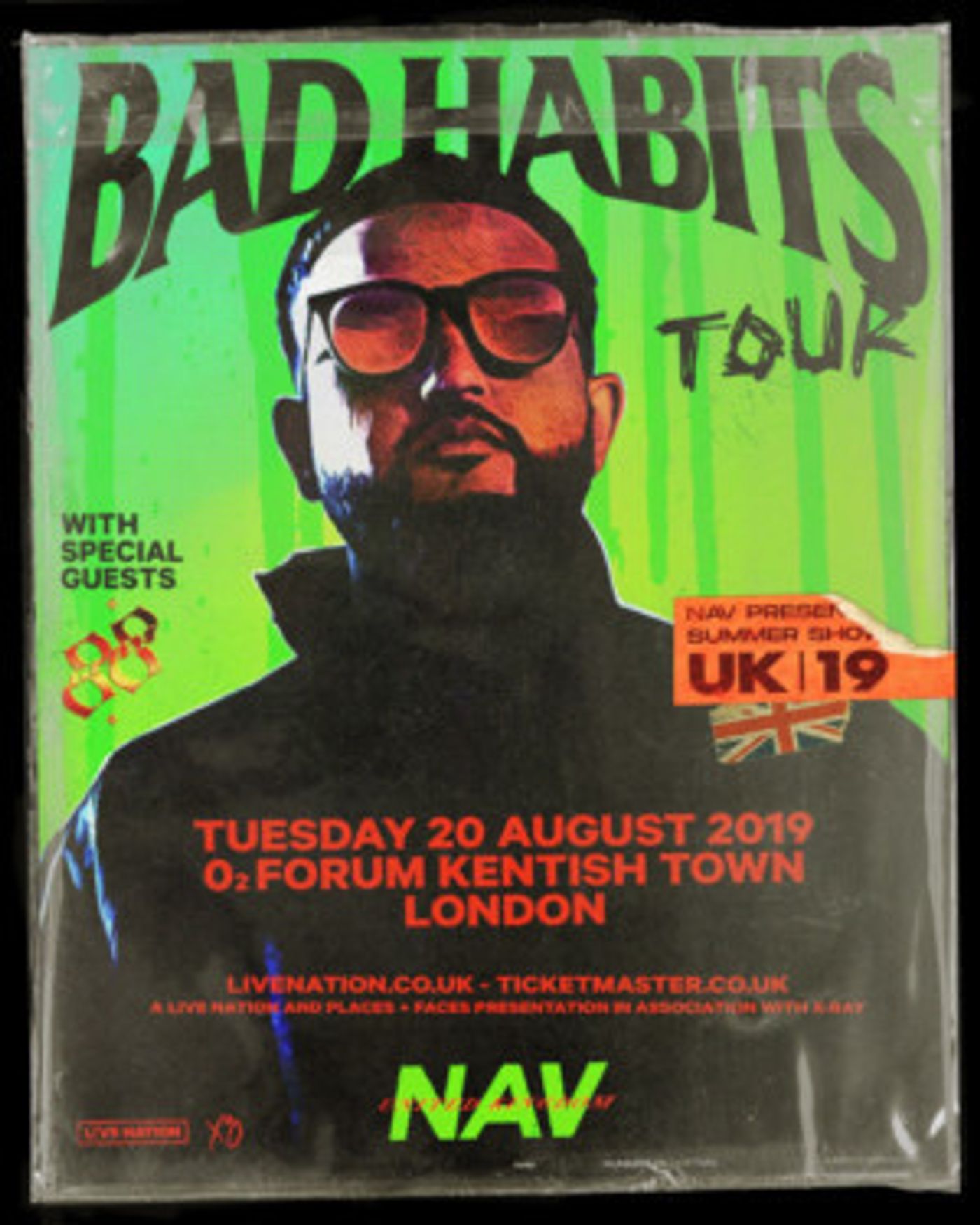 NAV Announces Headline London Show NAV Announces Headline London Show Image