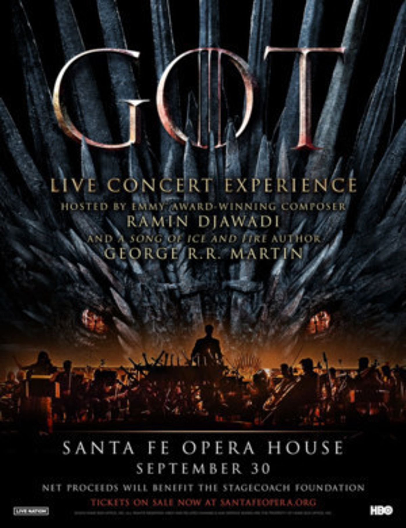 GAME OF THRONES Live Concert Announces Special Concert to Benefit Stagecoach Foundation GAME OF THRONES Live Concert Announces Special Concert to Benefit Stagecoach Foundation Image
