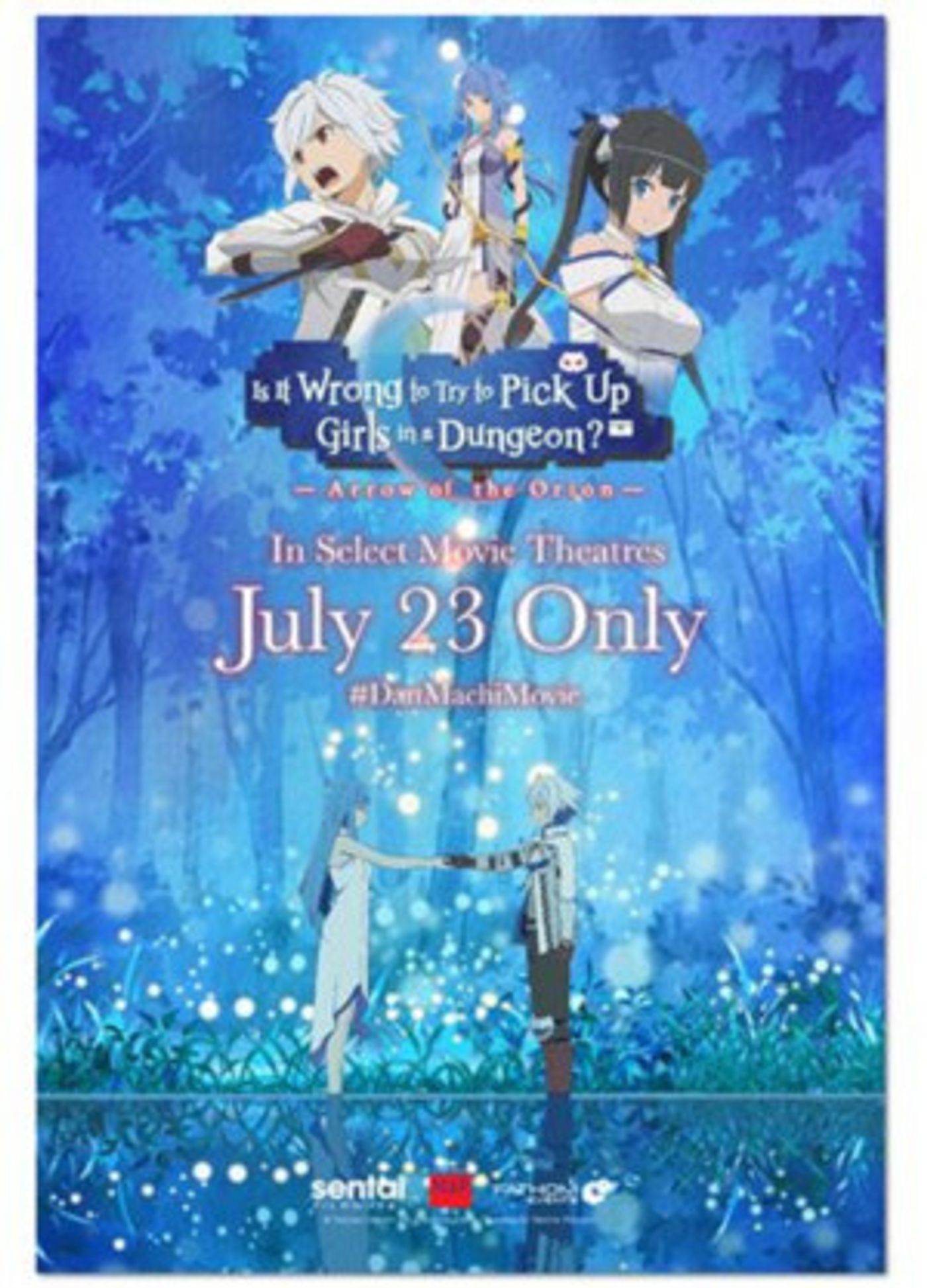 IS IT WRONG TO TRY TO PICK UP GIRLS IN A DUNGEON?: ARROW OF THE ORION To Hit The Big Screen  Image