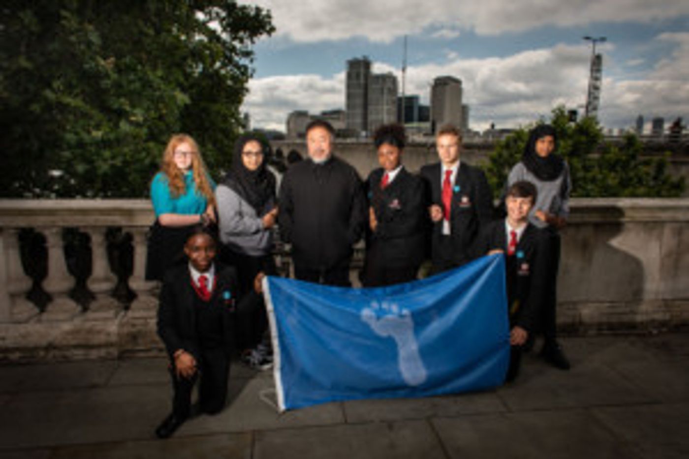 Ai Weiwei's New Flag Launches A Week Of Activity For Human Rights Ai Weiwei's New Flag Launches A Week Of Activity For Human Rights Image
