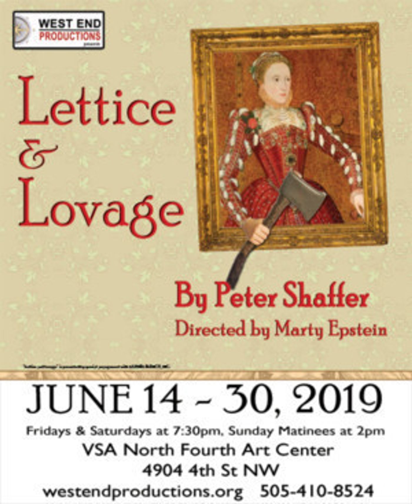 Review: LETTICE & LOVAGE at West End Productions  Image