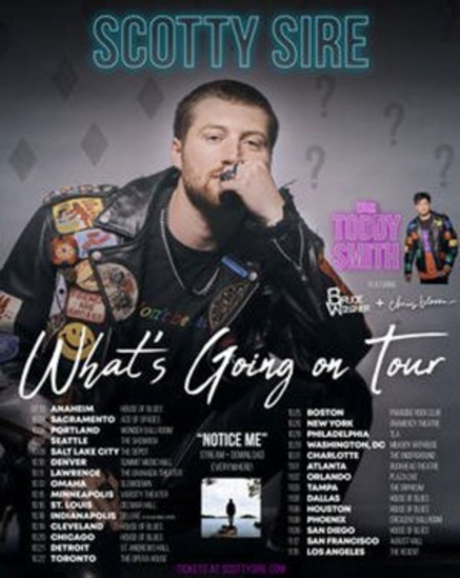 Scotty Sire Announces What's Going on Tour Presented By Live Nation Image