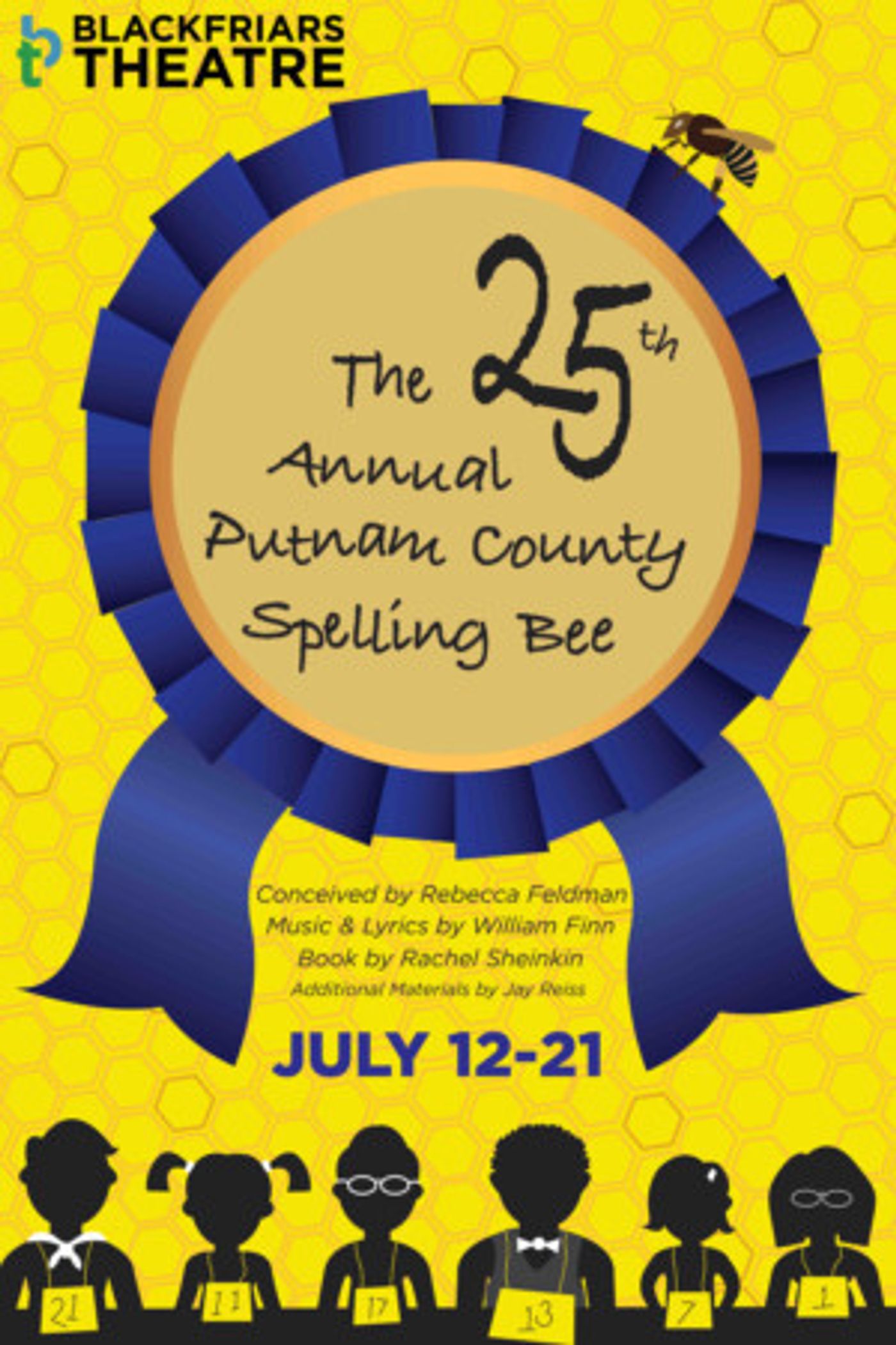 Blackfriars Theatre Presents THE 25th ANNUAL PUTNAM COUNTY SPELLING BEE  Image