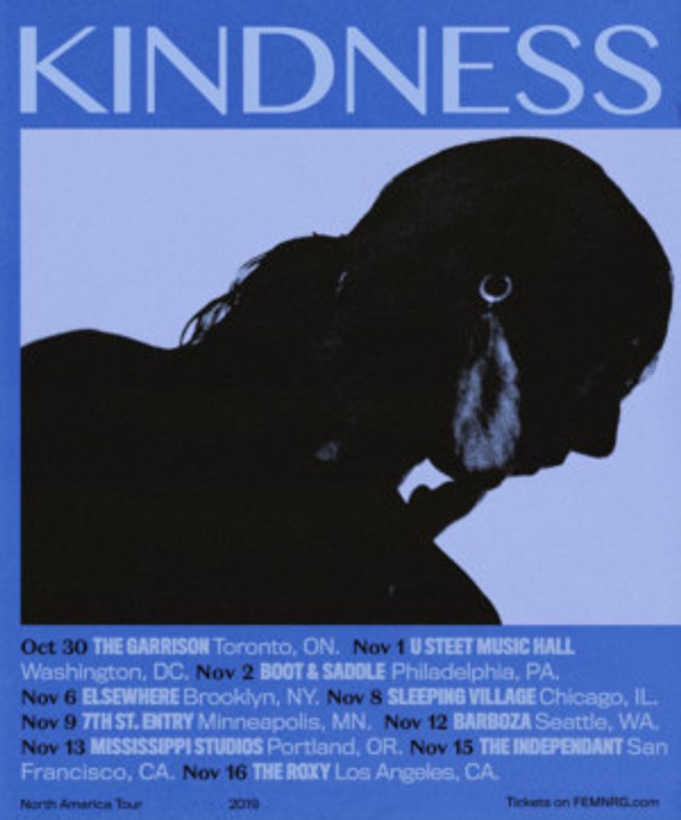 Kindness Announces North American Tour Kindness Announces North American Tour Image