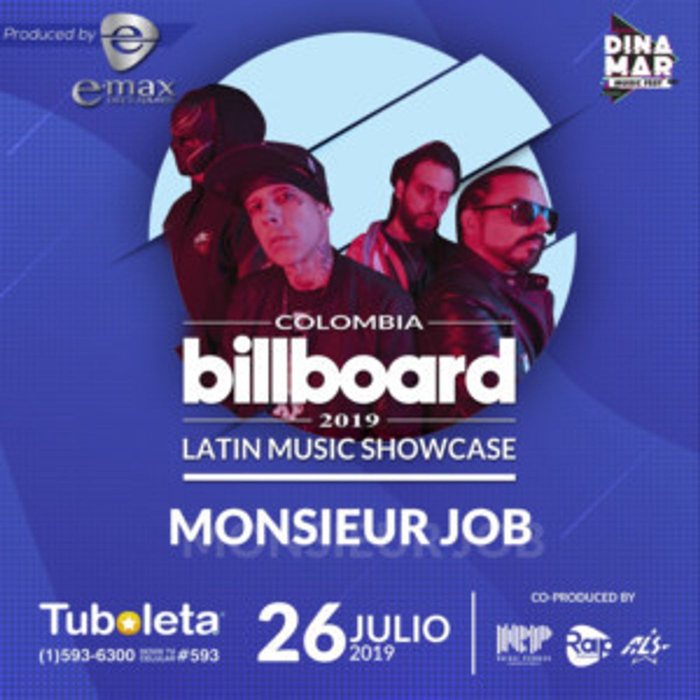 Monsieur Job to Perform at the Colombia Billboard Latin Music Showcase Monsieur Job to Perform at the Colombia Billboard Latin Music Showcase Image