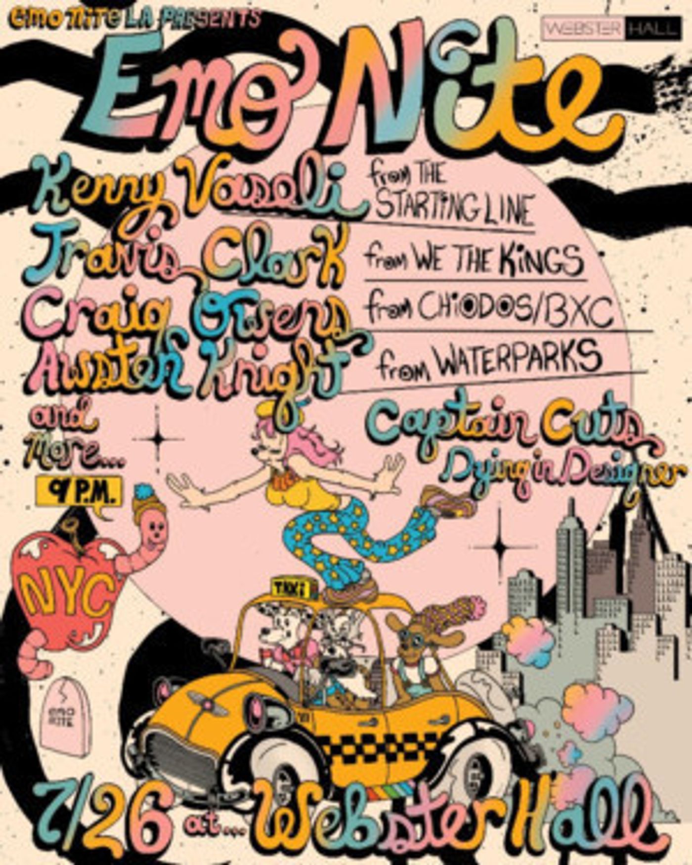 Emo Nite LA Announces Line Up for Webster Hall Takeover Event  Image