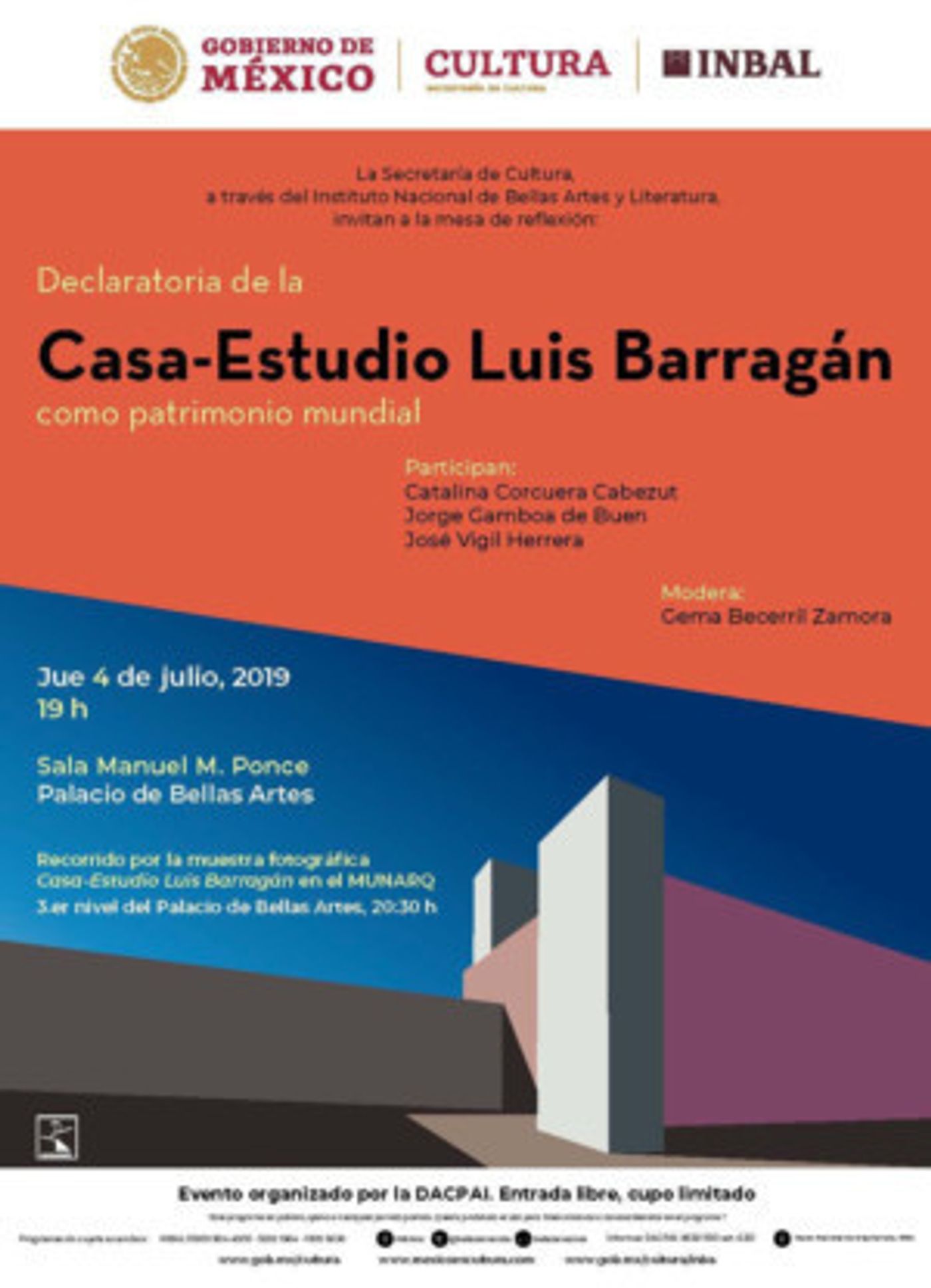 Especialistas abordarán los valores arquitectónicos de la Casa Luis Barragán como Patrimonio Mundial de la UNESCO Especialistas abordarán los valores arquitectónicos de la Casa Luis Barragán como Patrimonio Mundial de la UNESCO Image