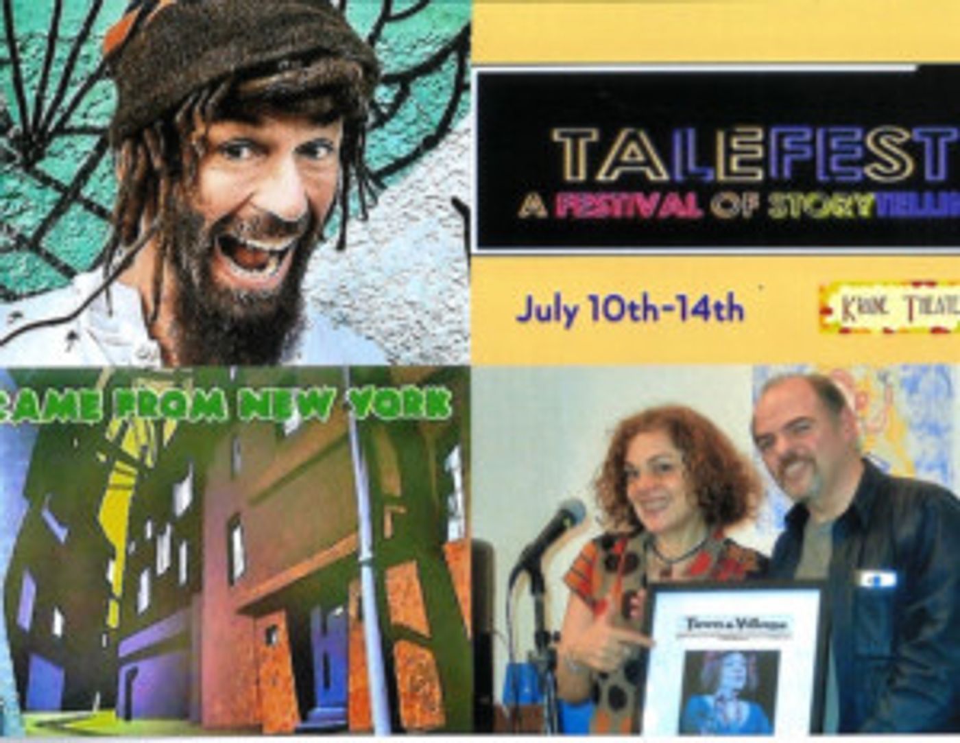 TaleFest Presents the Return of IT CAME FROM NEW YORK! at The Kraine Theater  Image