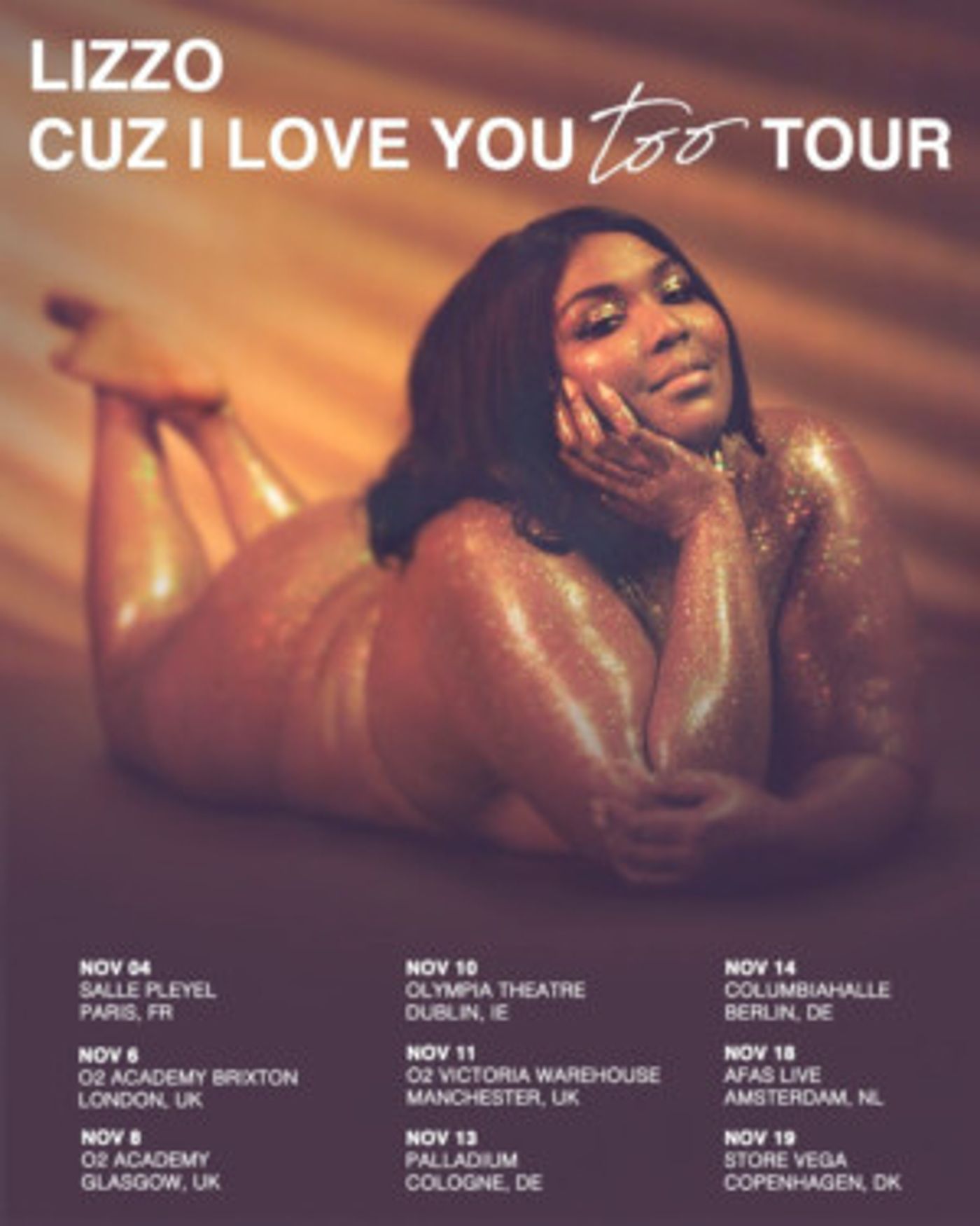 Lizzo Announces 'Cuz I Love You Too' European Tour Lizzo Announces 'Cuz I Love You Too' European Tour Image