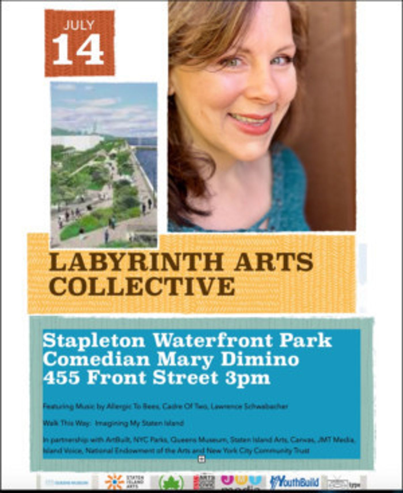Mary Dimino to Perform at Stapleton Waterfront Park Mary Dimino to Perform at Stapleton Waterfront Park Image