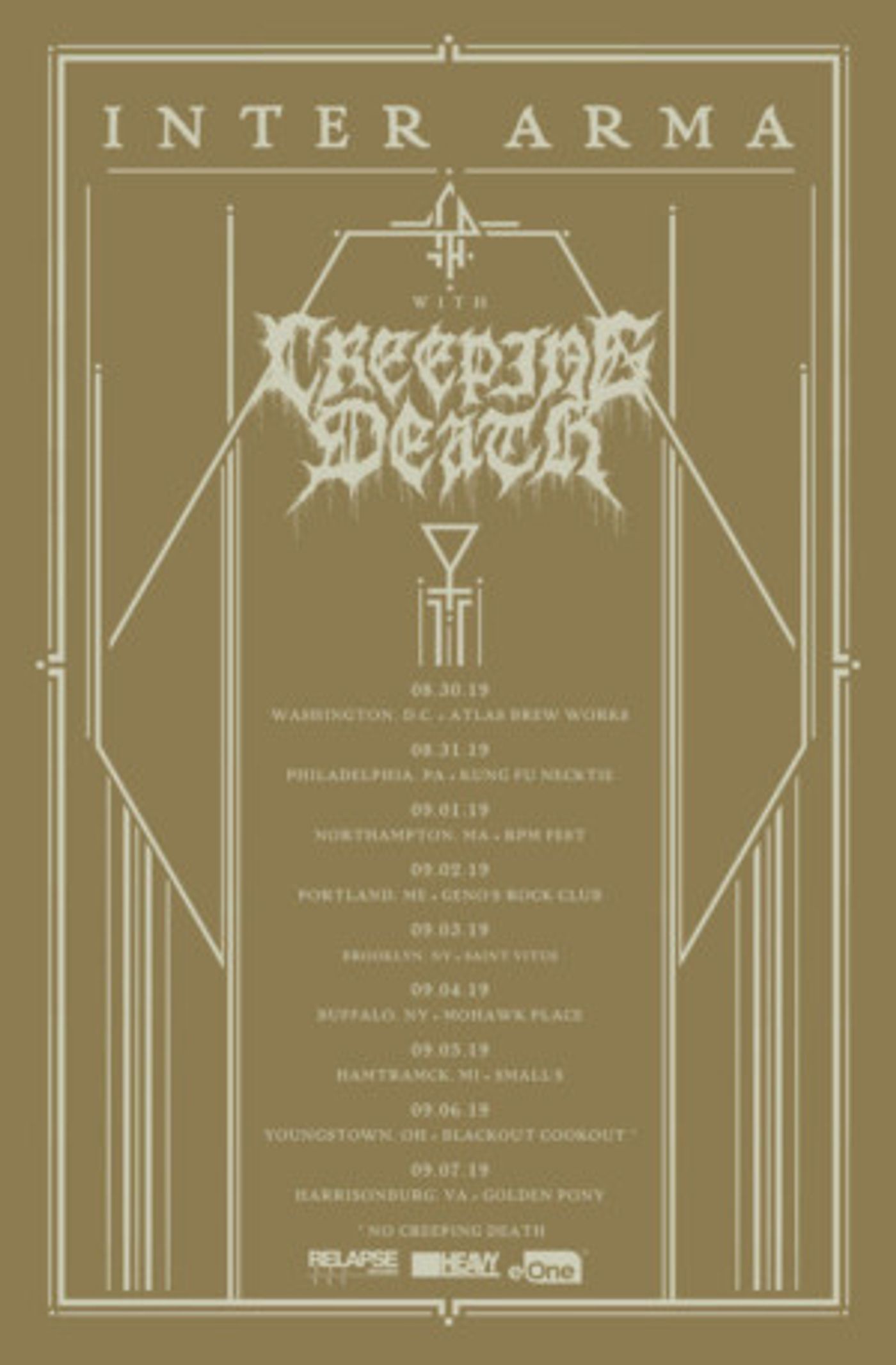 Inter Arma Announce East Coast Tour   Image