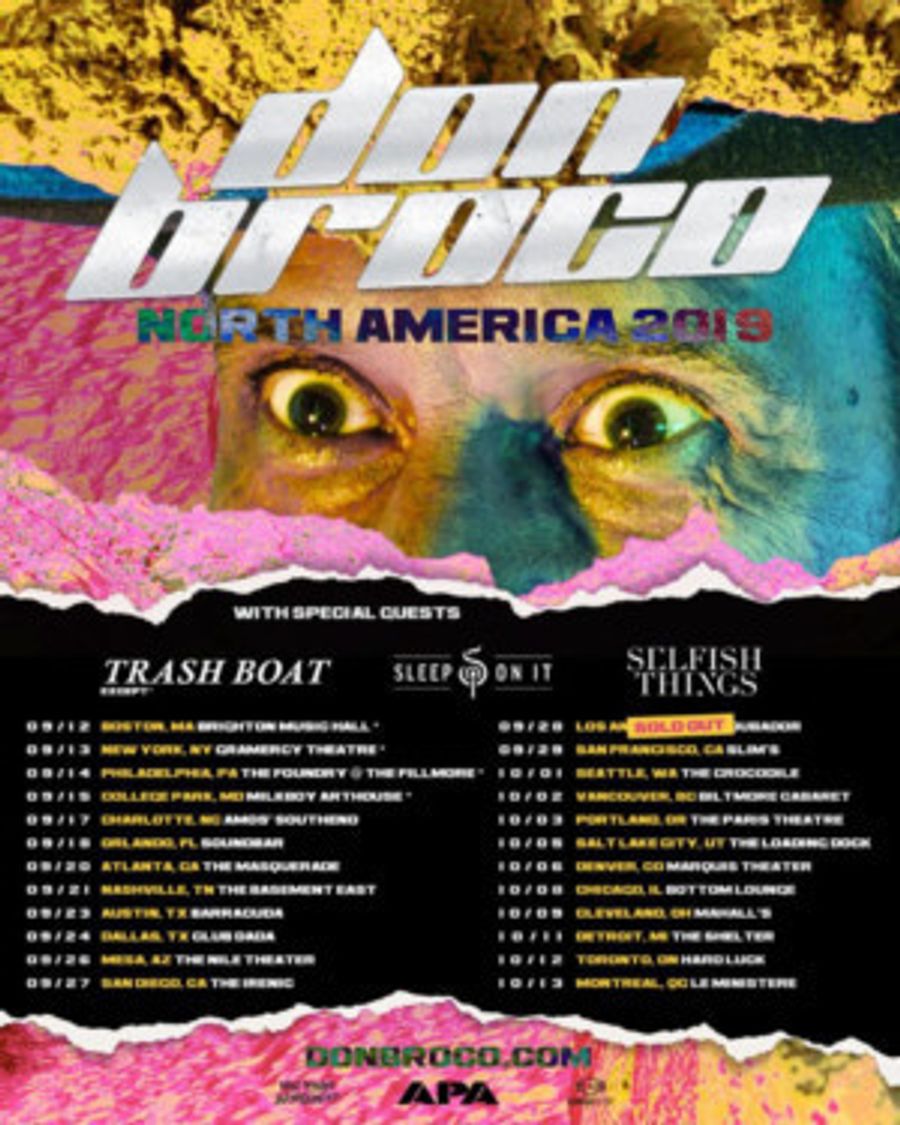 Selfish Things Set To Support Don Broco Throughout North America This Fall Image