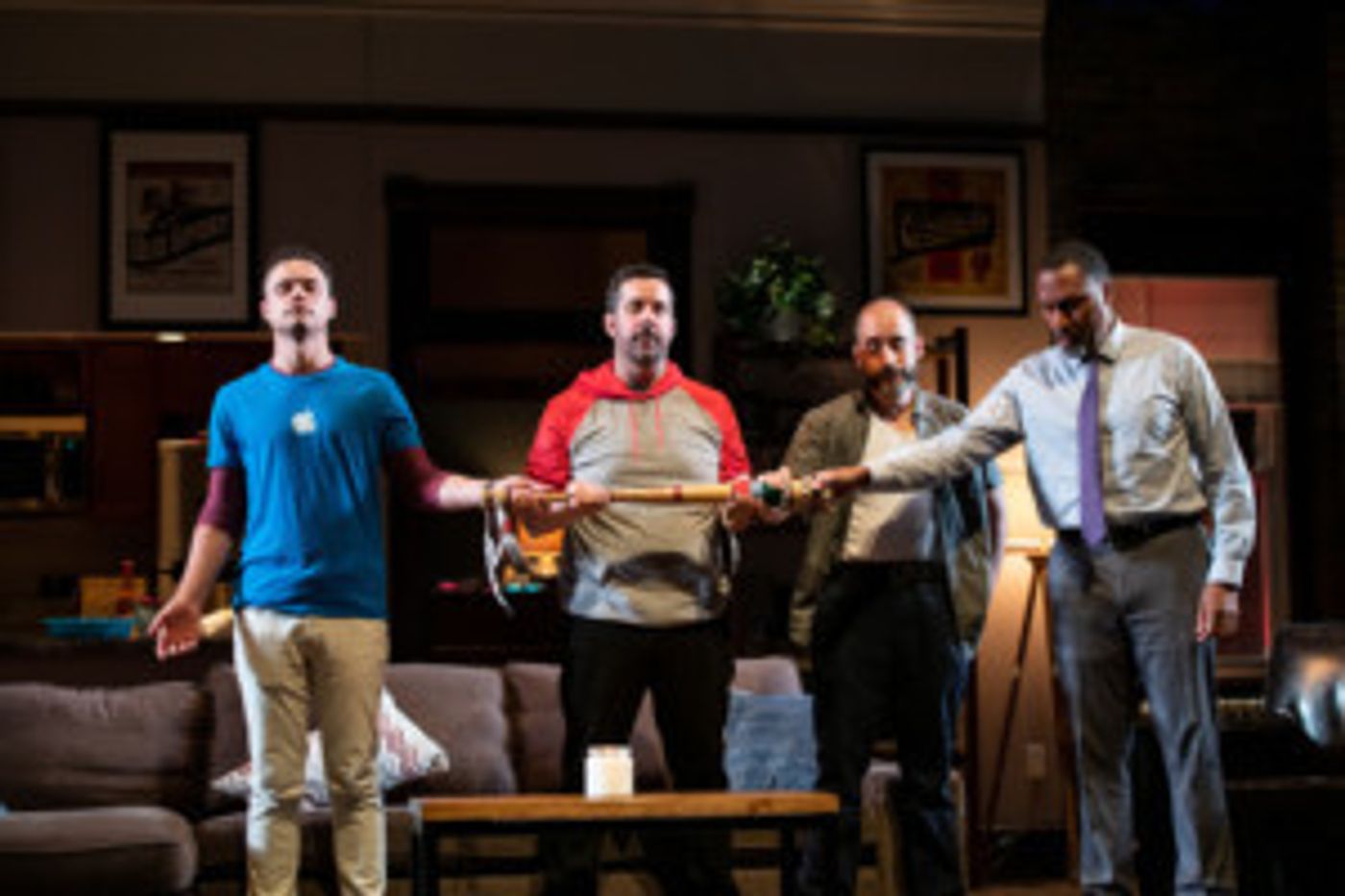 Review: The Guys Are Alright: SUPPORT GROUP FOR MEN at Contemporary American Theater Festival  Image