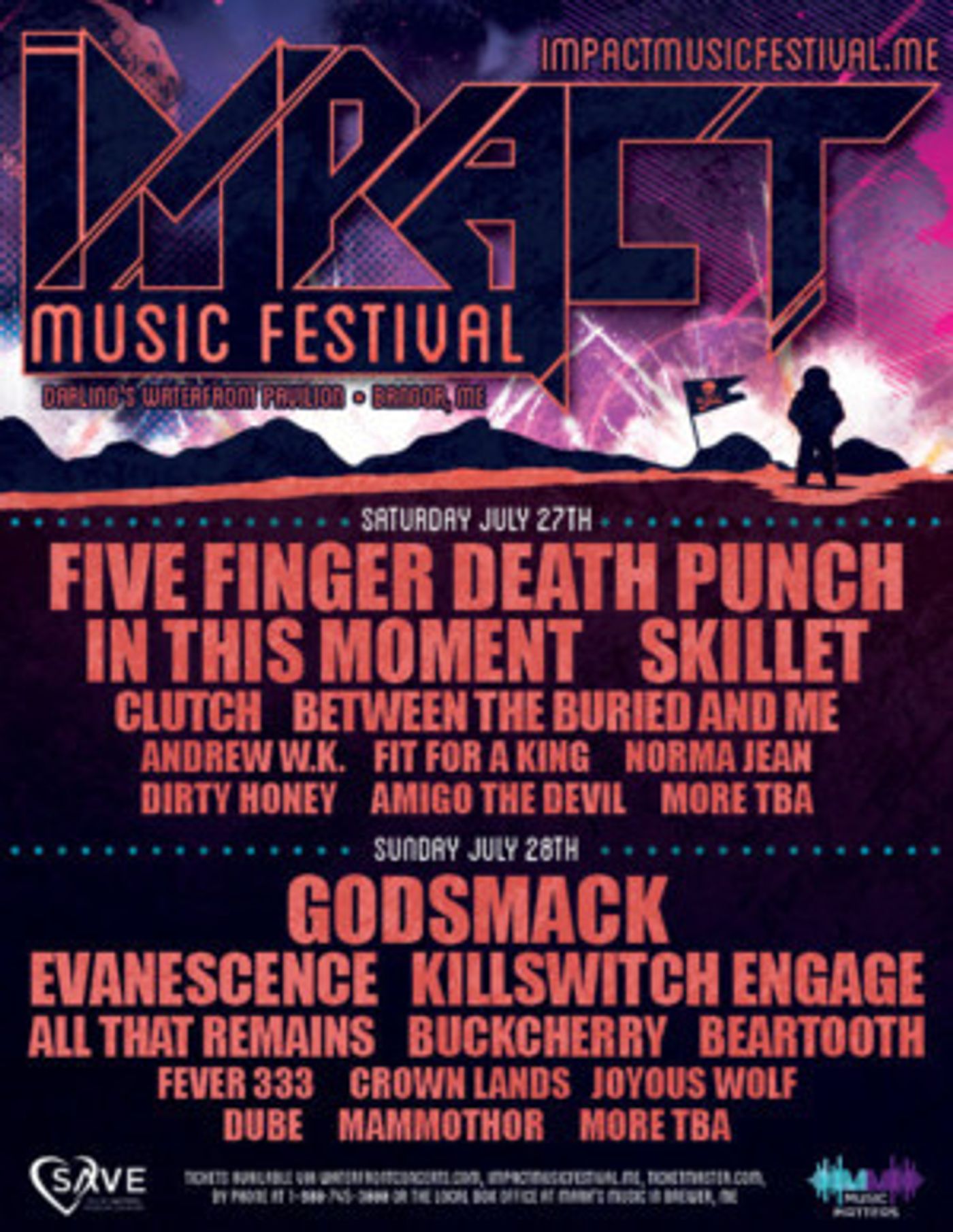 Impact Music Festival to Feature Five Finger Death Punch, Skillet, and More  Image