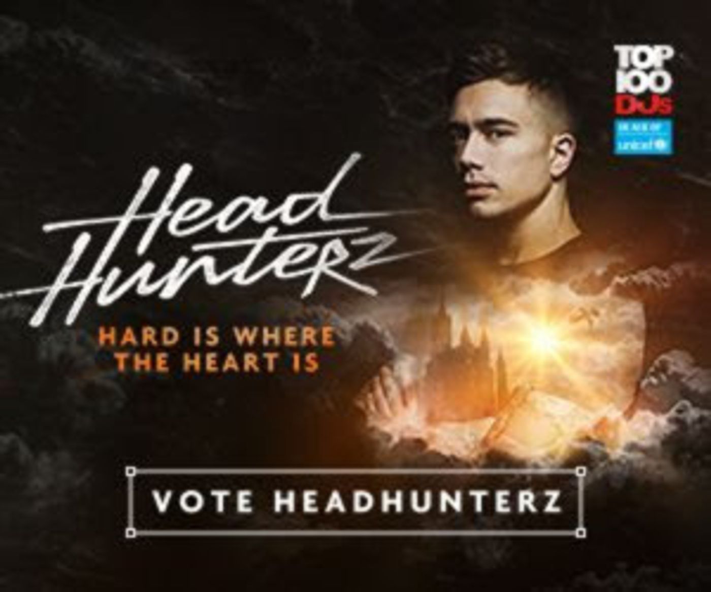 Headhunterz New Release ORANGE HEART Hits 250,000 Streams In 48 Hours  Image