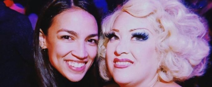 Photo Flash: Congresswoman Alexandria Ocasio Cortez Stops By The McKittrick Hote Photos