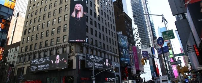 Up on the Marquee: Barbra Streisand at Madison Square Garden Photos
