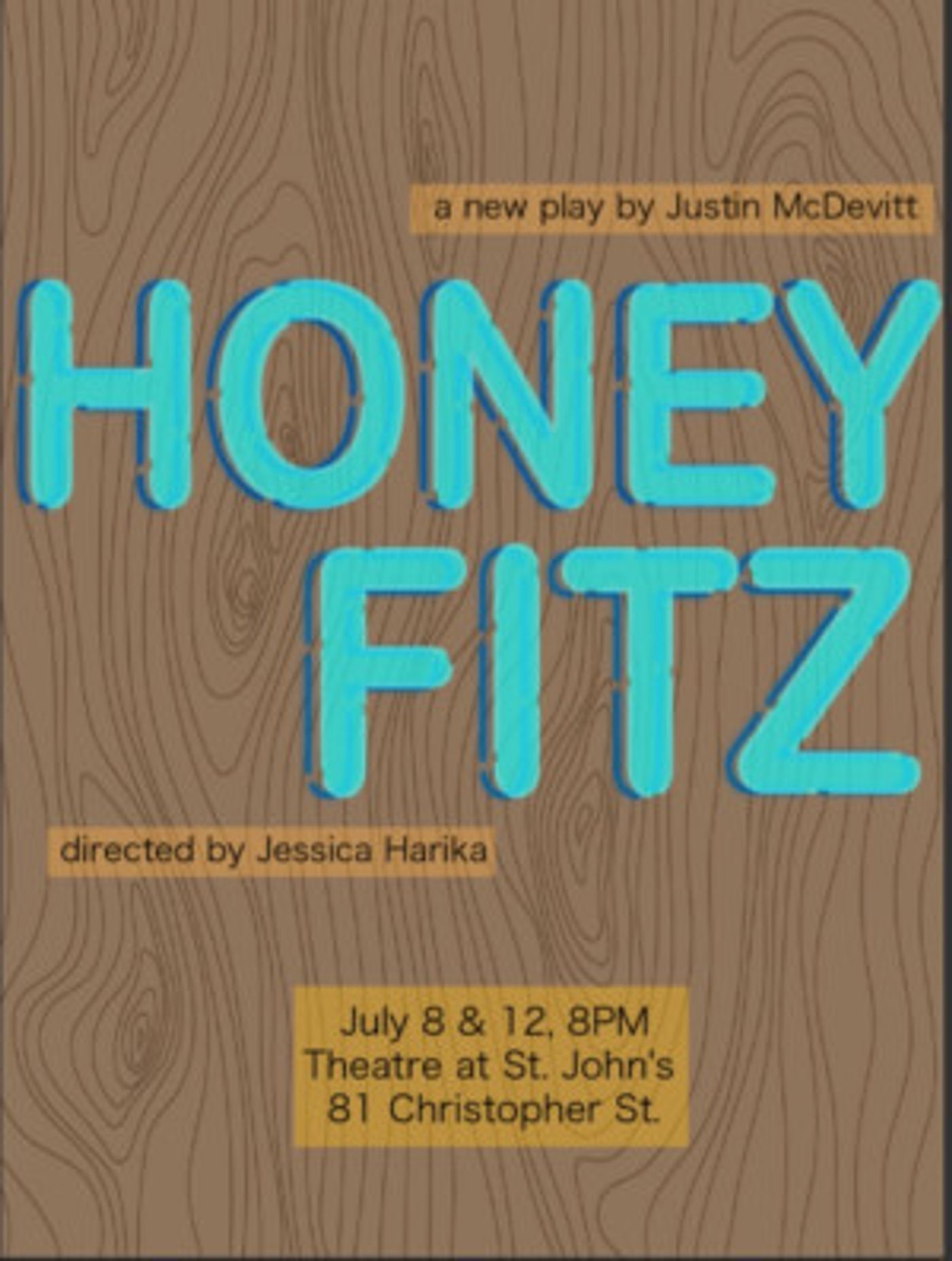 New Justin McDevitt Play HONEY FITZ to Receive Staged Reading  Image