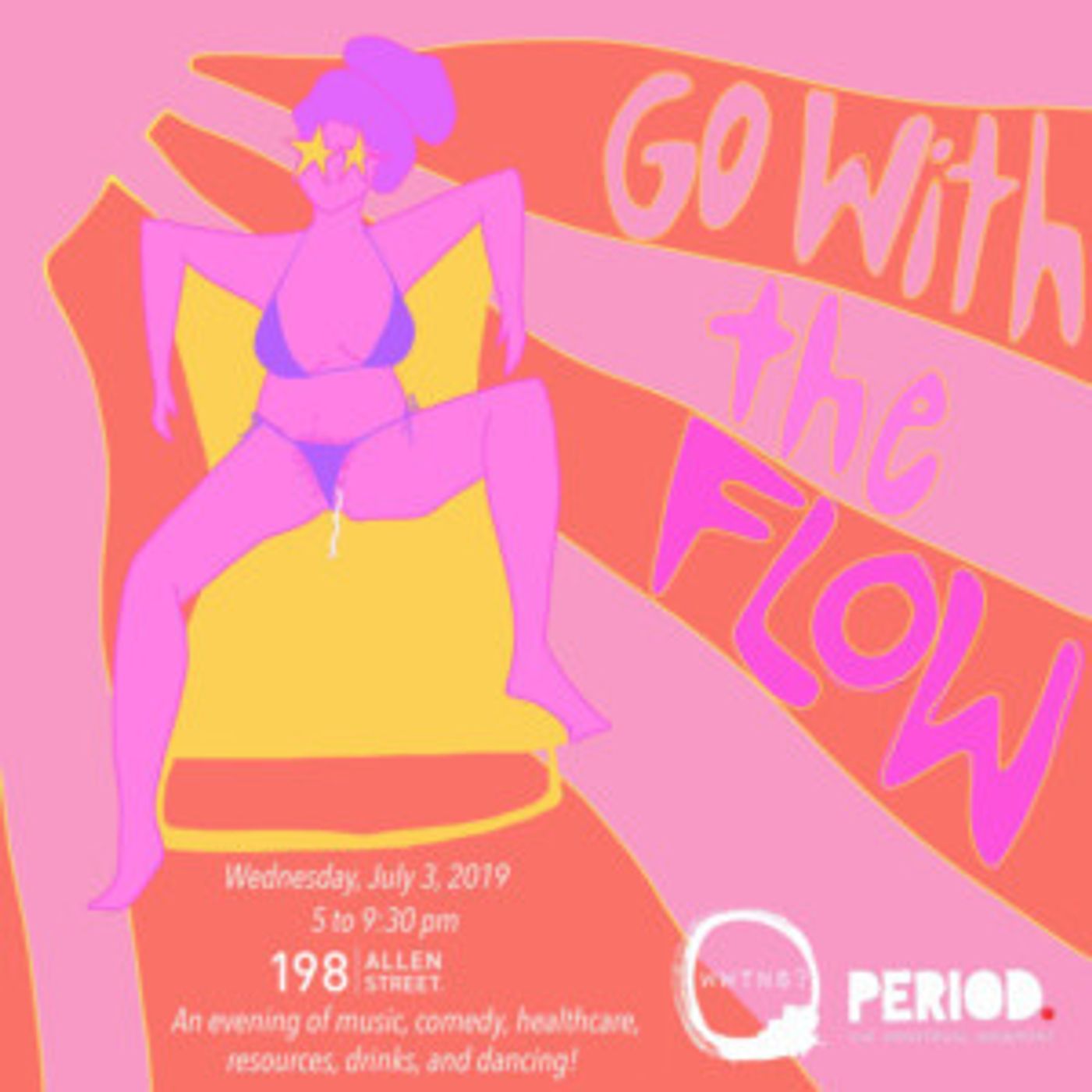 WWTNS? to Fight Period Poverty With GO WITH THE FLOW  Image
