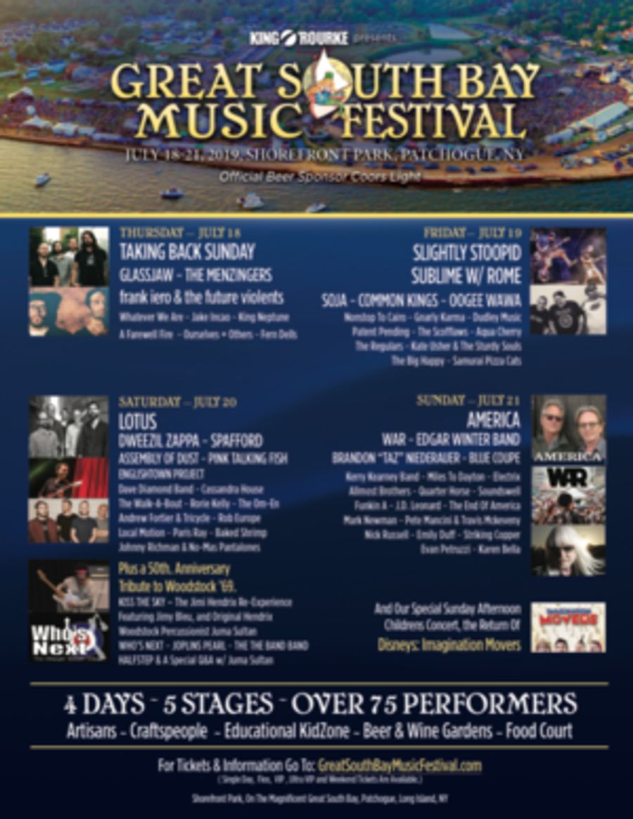 The Great South Bay Music Festival Returns This Summer Image