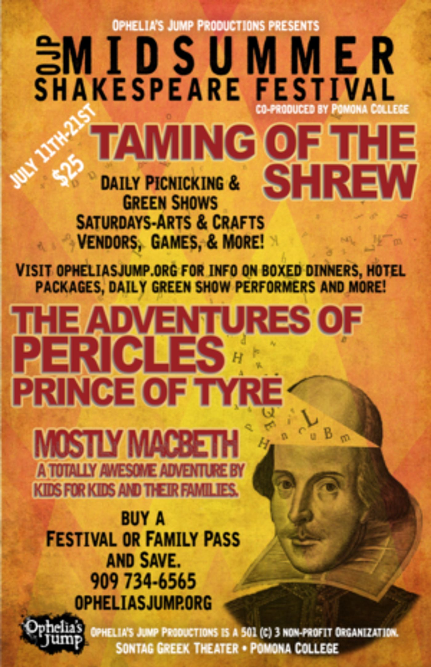 2019 Annual Midsummer Shakespeare Festival Announced  Image