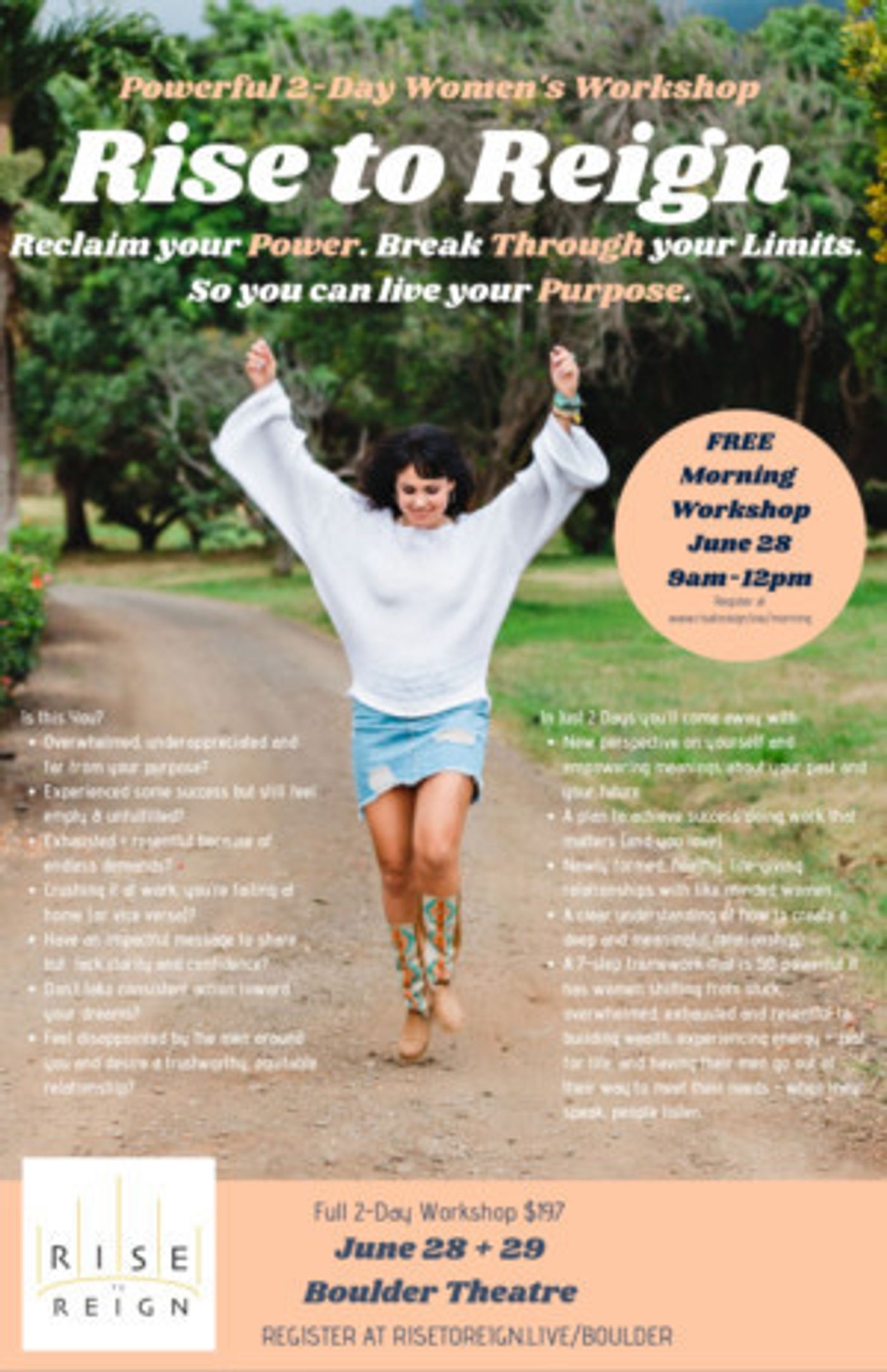 Rise To Reign Now On Sale At Boulder Theater  Image