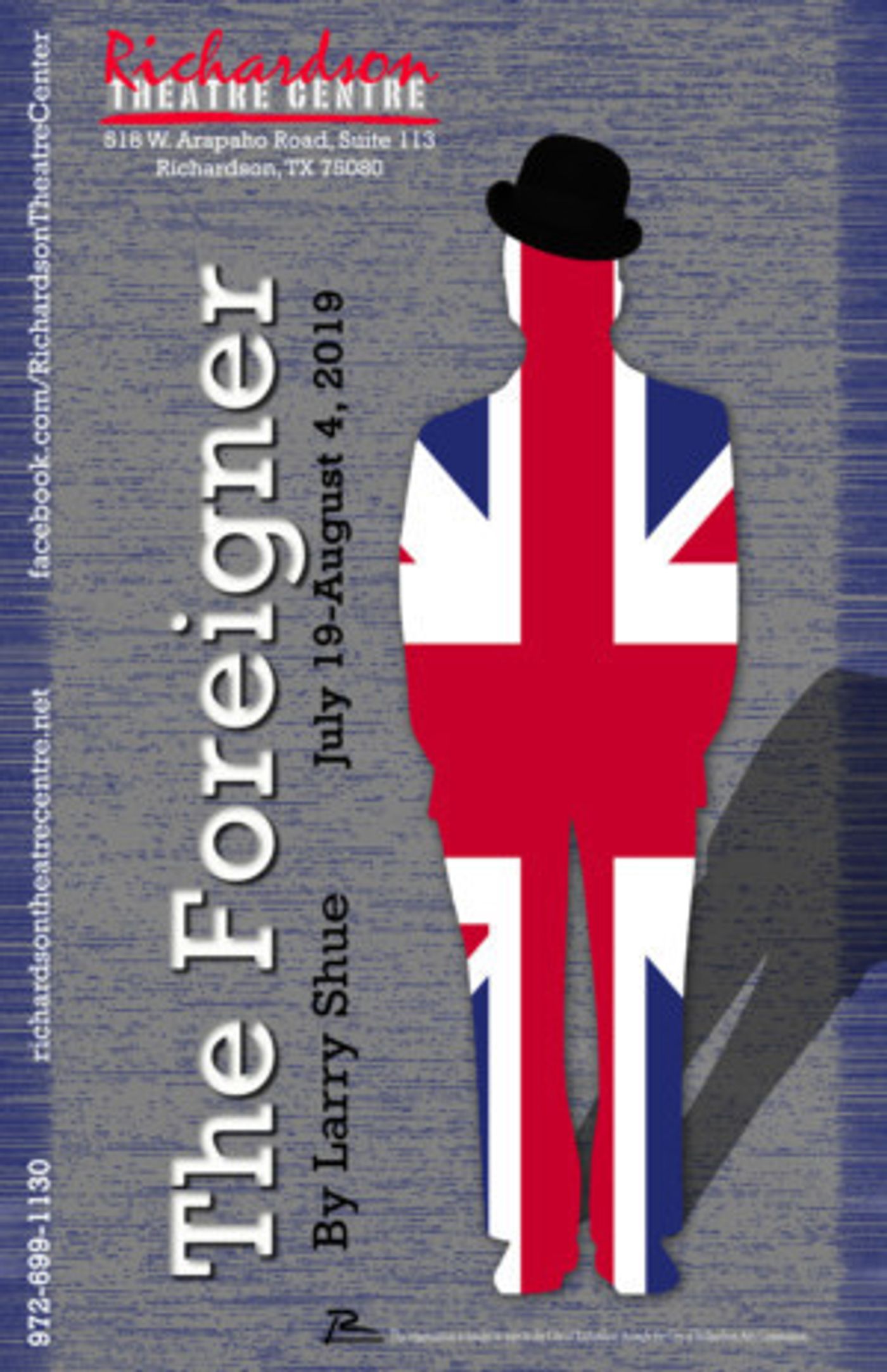 THE FOREIGNER Announced At Richardson Theatre  Image