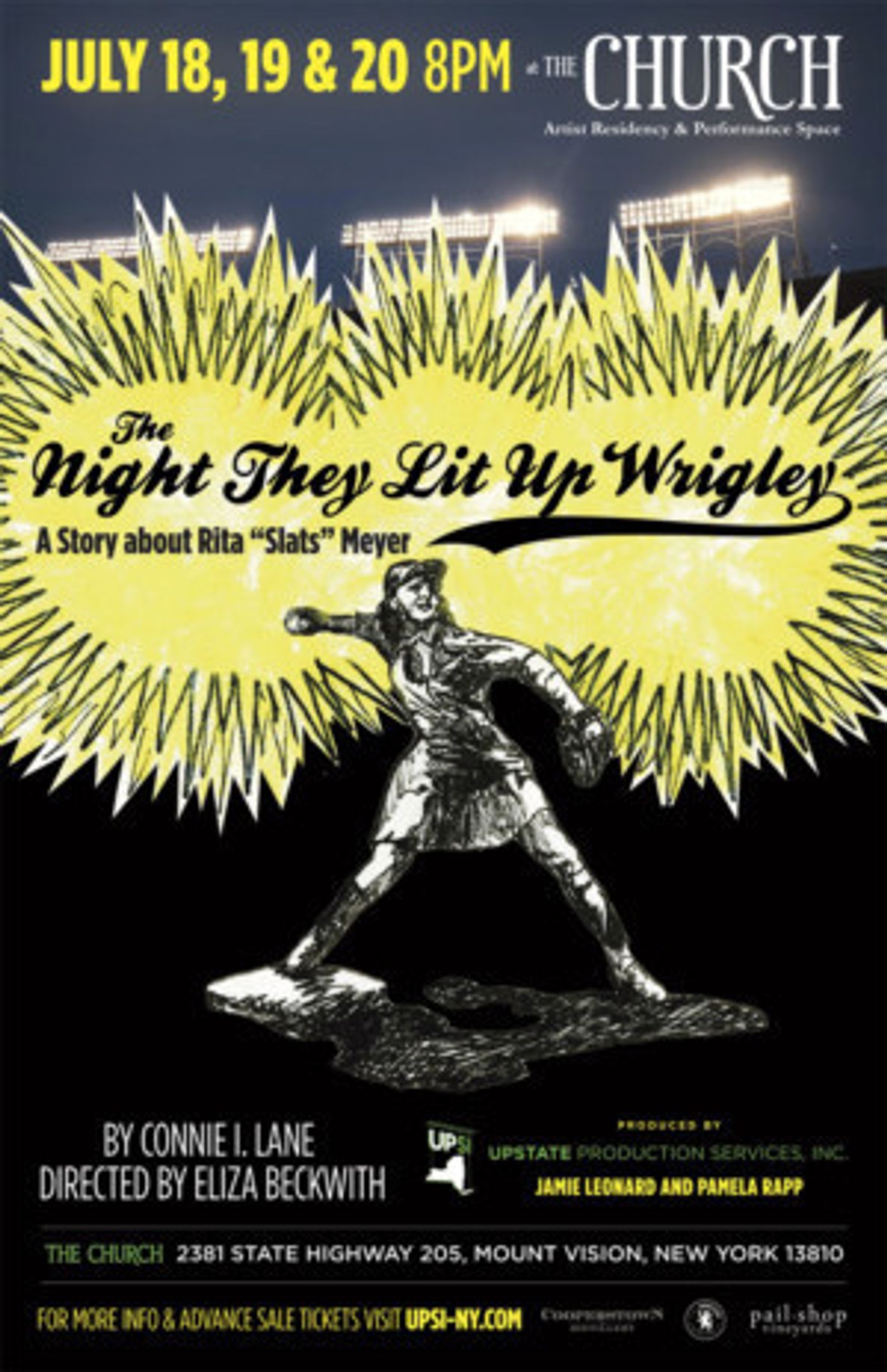 THE CHURCH Artist Residency & Performance Space Presents THE NIGHT THEY LIT UP WRIGLEY  Image