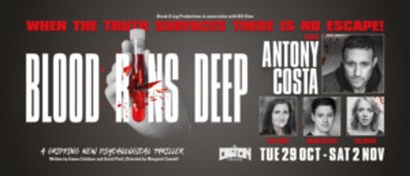 Antony Costa Will Star In BLOOD RUNS DEEP Premiering At The Epstein Theatre  Image