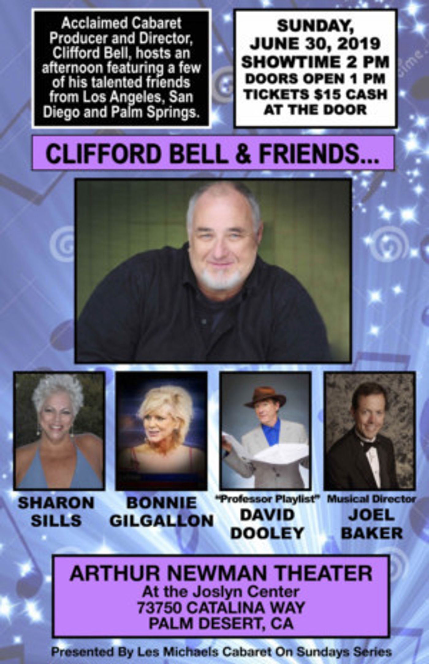 Clifford Bell & Friends Comes To Palm Desert  Image