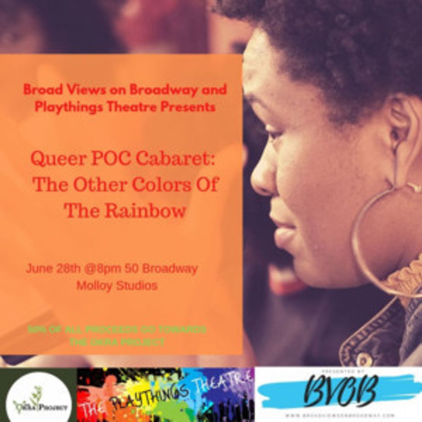 Broad Views On Broadway And Playthings Theatre Present QUEER POC CABARET  Image