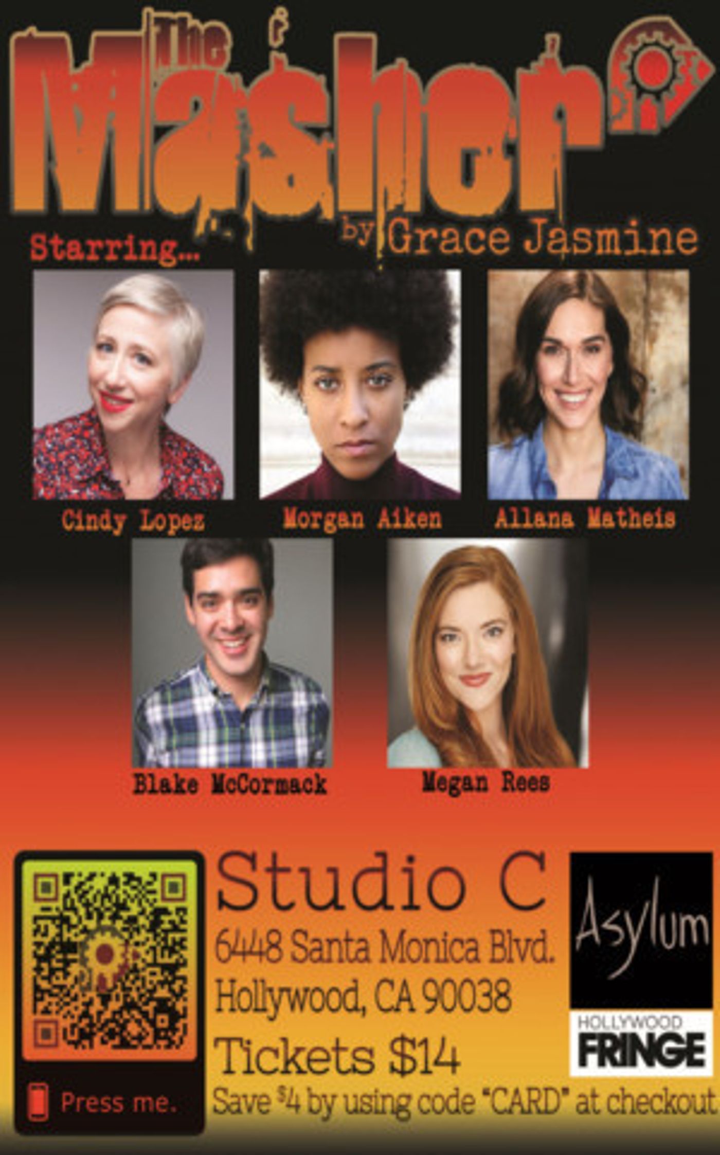 THE MASHER Wins The 2019 Hollywood Fringe Encore Award  Image