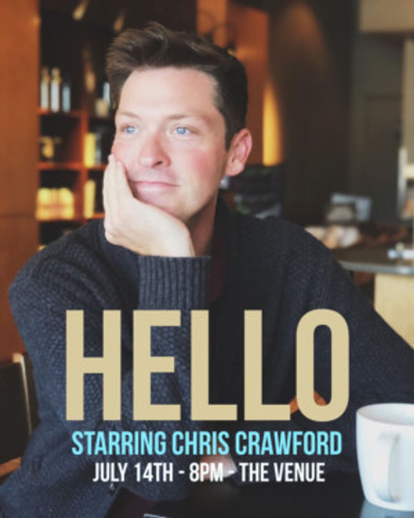 HELLO Starring Chris Crawford Returns To The Venue  Image