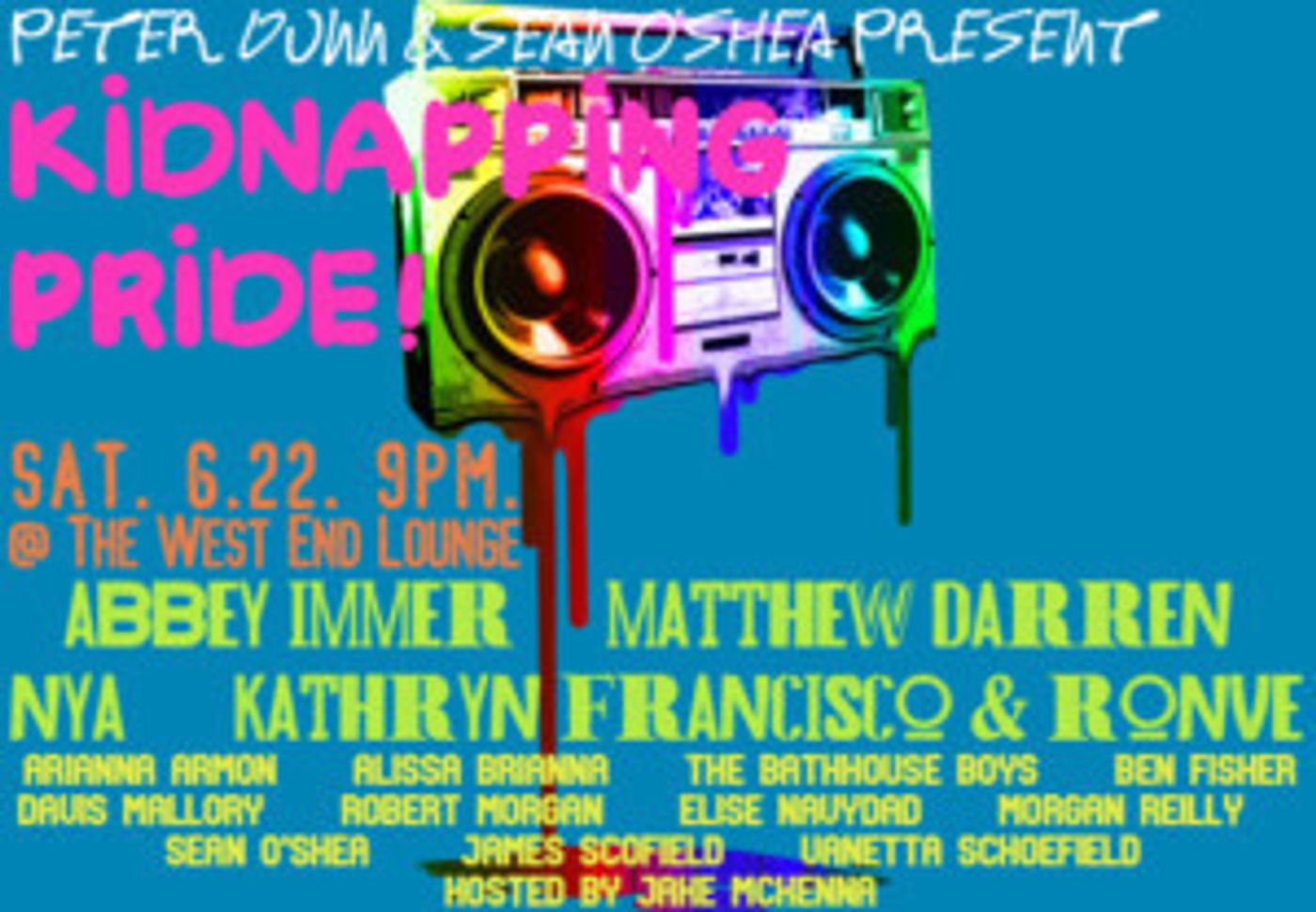 Peter Dunn And Sean O'Shea Launch Pride Edition Of Their 'Kidnapping' Holiday Artist Showcase Series  Image