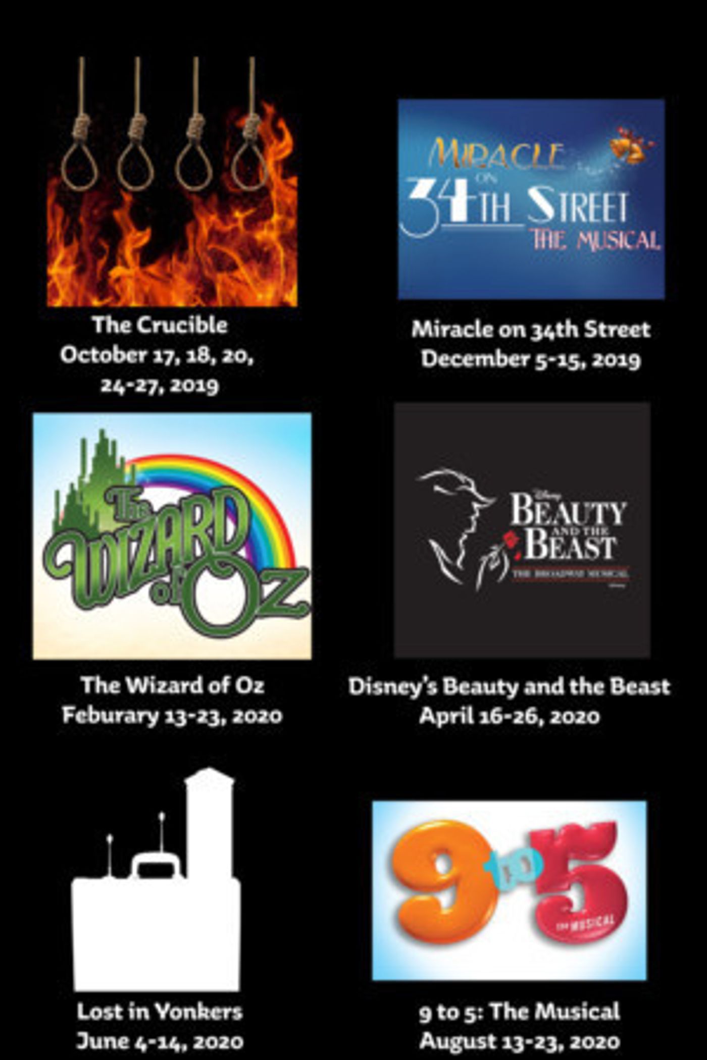 Royal Players Announce 2019-2020 Season  Image