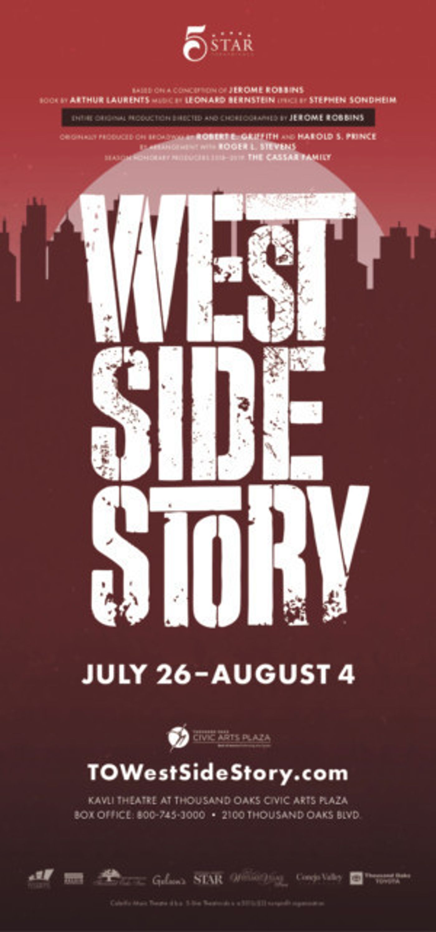 5-Star Theatricals Presents WEST SIDE STORY  Image