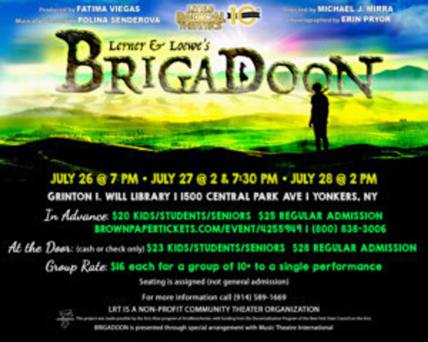 Little Radical Theatrics Presents BRIGADOON  Image