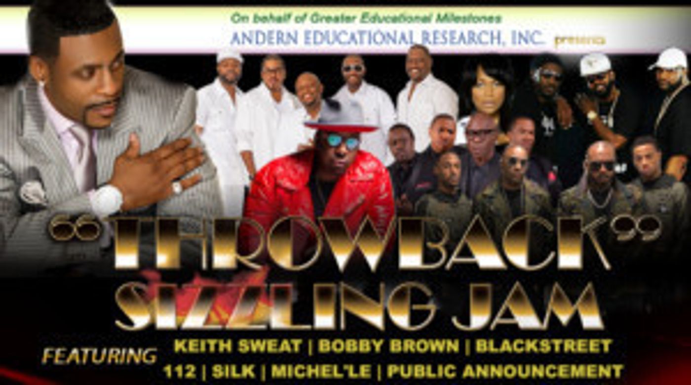 THROWBACK SIZZLING JAM Featuring Top R&B Artists Of The '90s, Returns To Orleans Arena July 27  Image