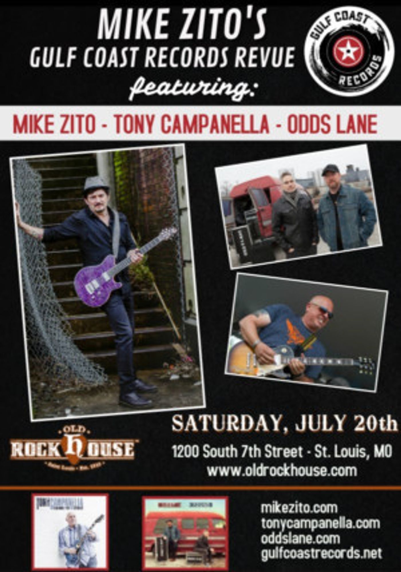 Mike Zito's Gulf Coast Records Revue Comes To Old Rock House  Image